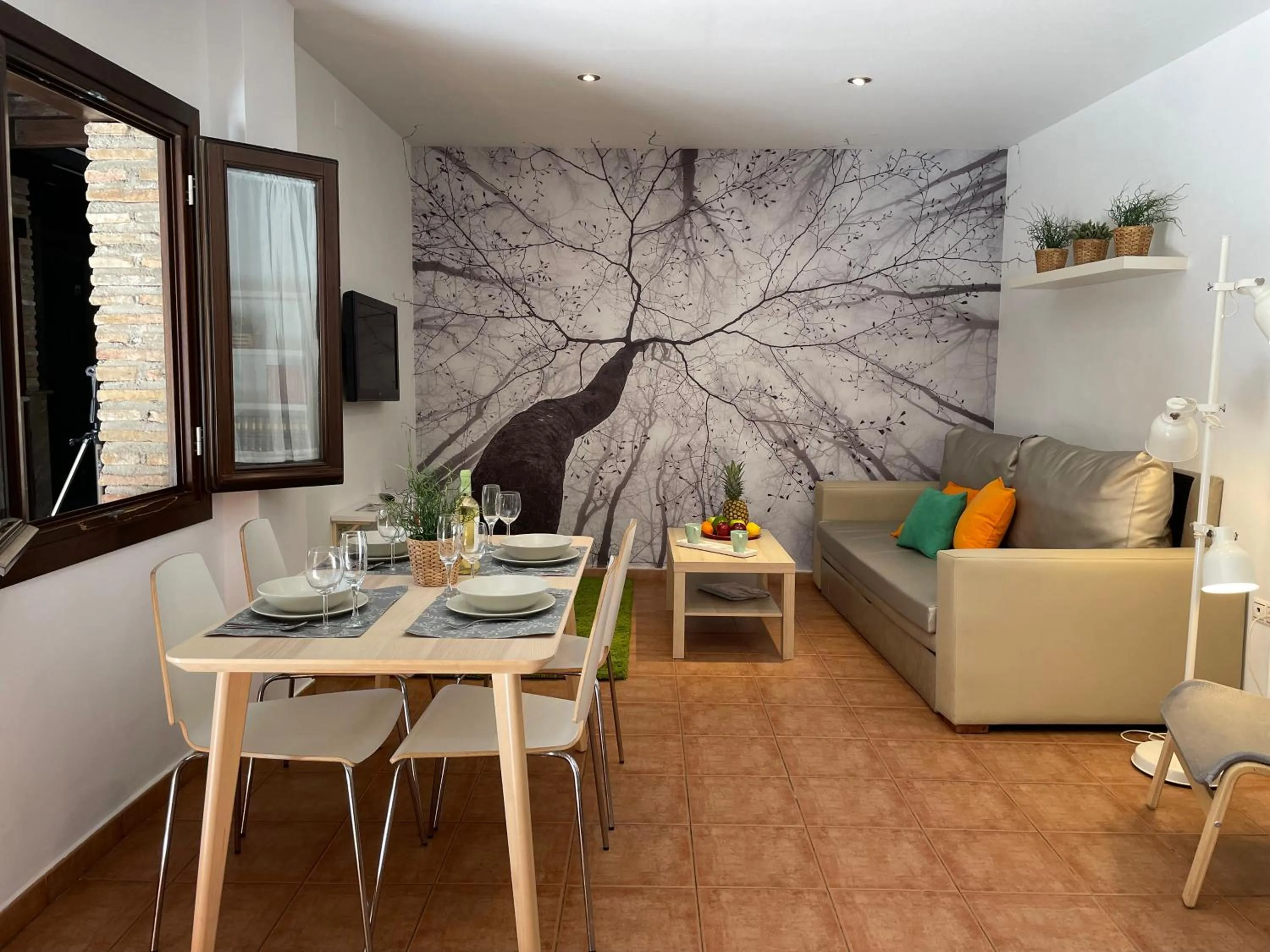 Living room in Apartamentos Nest Flats Casa de la Alberca