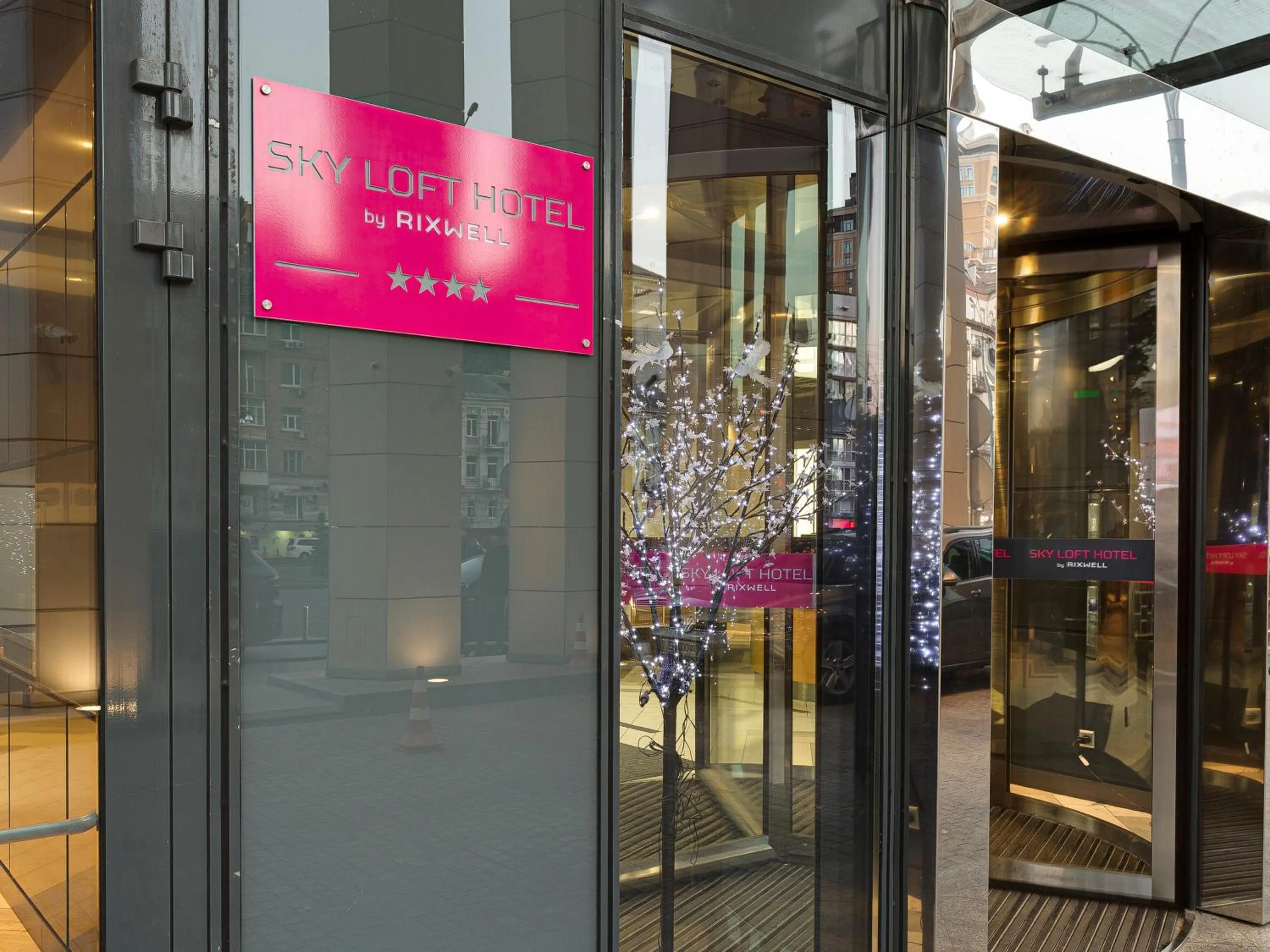 Facade/entrance in Sky Loft Hotel Kyiv by Rixwell International