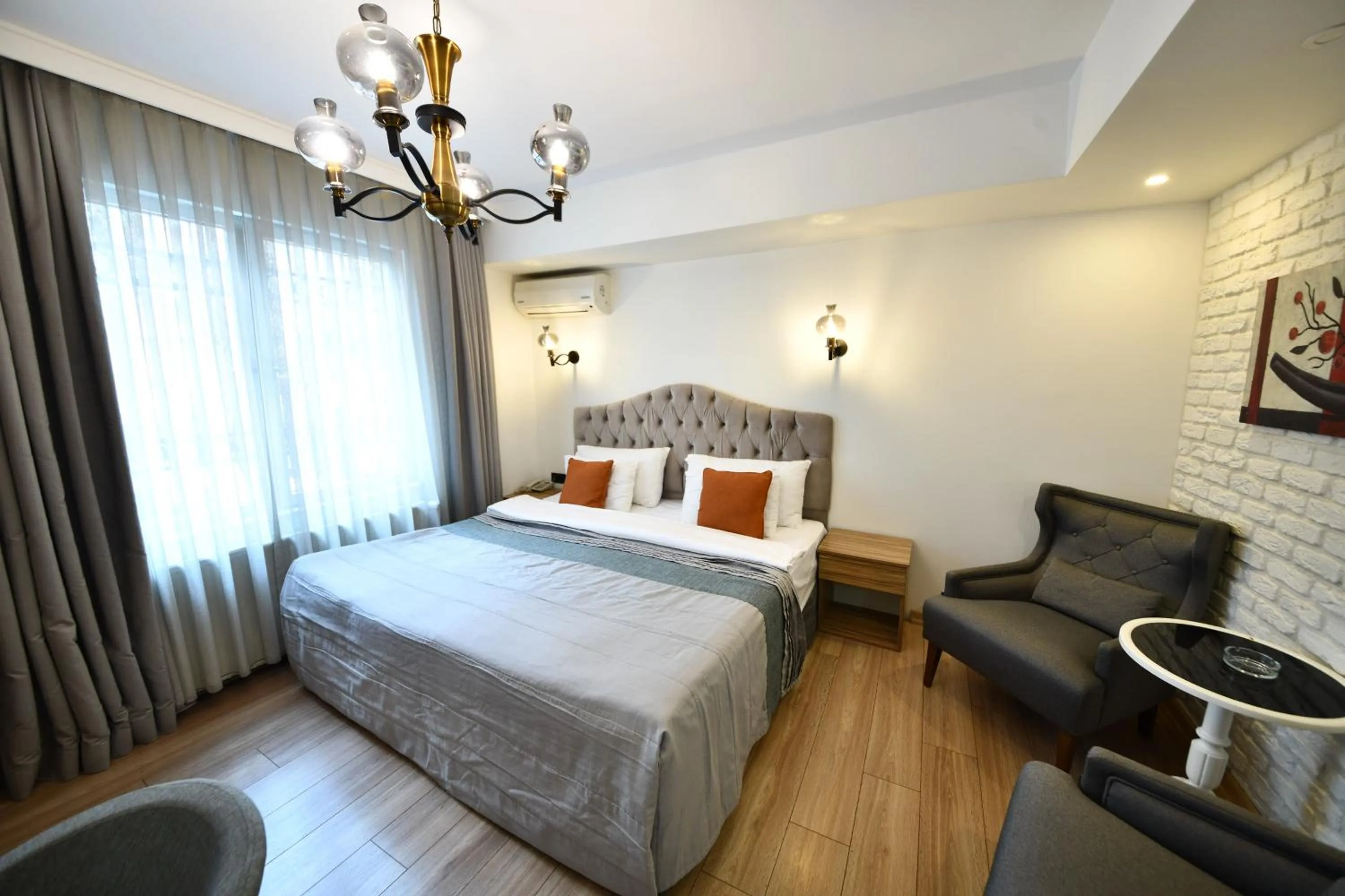 Bed in The Marions Suite istanbul Special Category Taksim