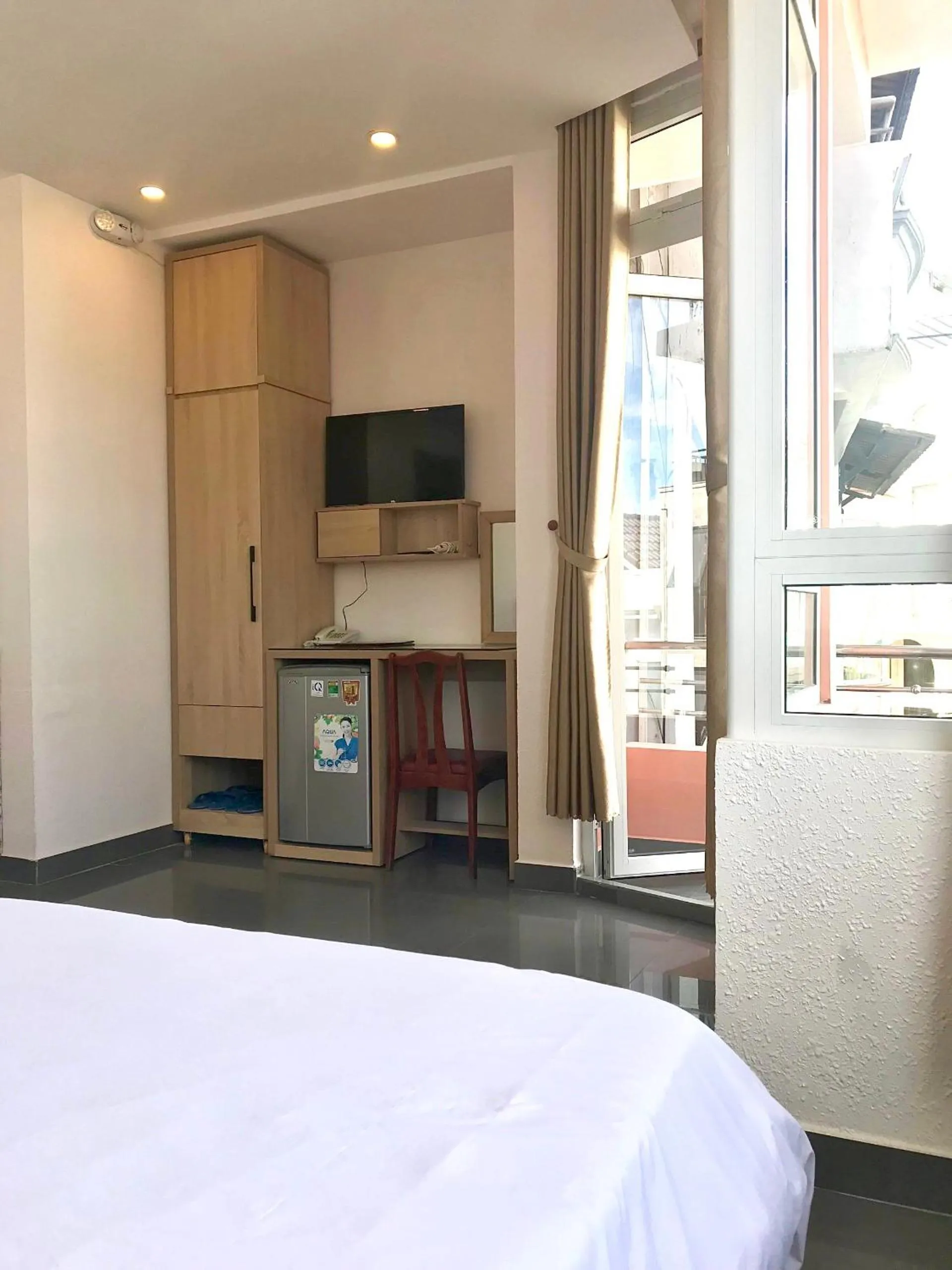 Bed in Tuyet Son Hotel