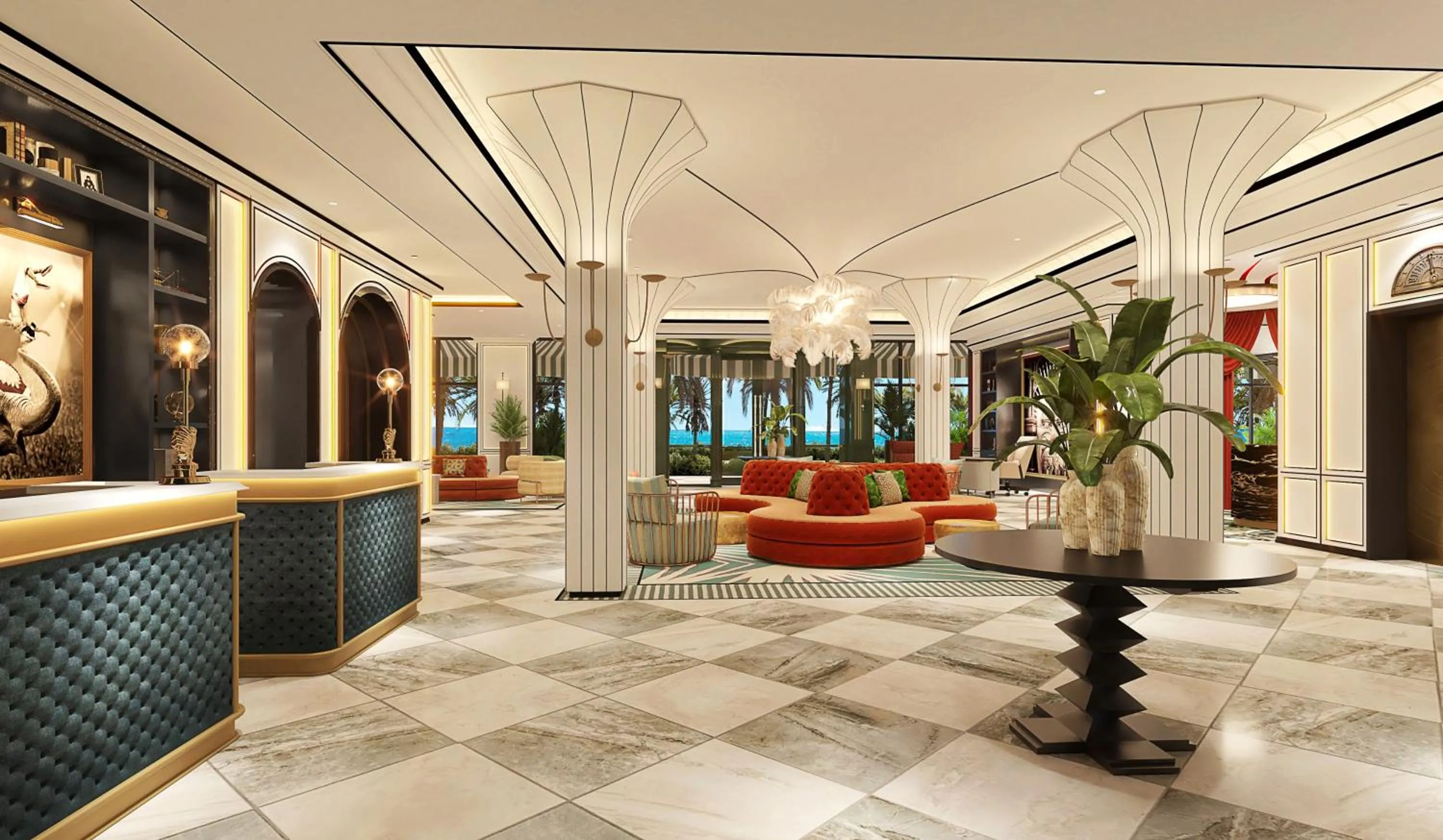 Lobby or reception in Cirque St Armands Beachside