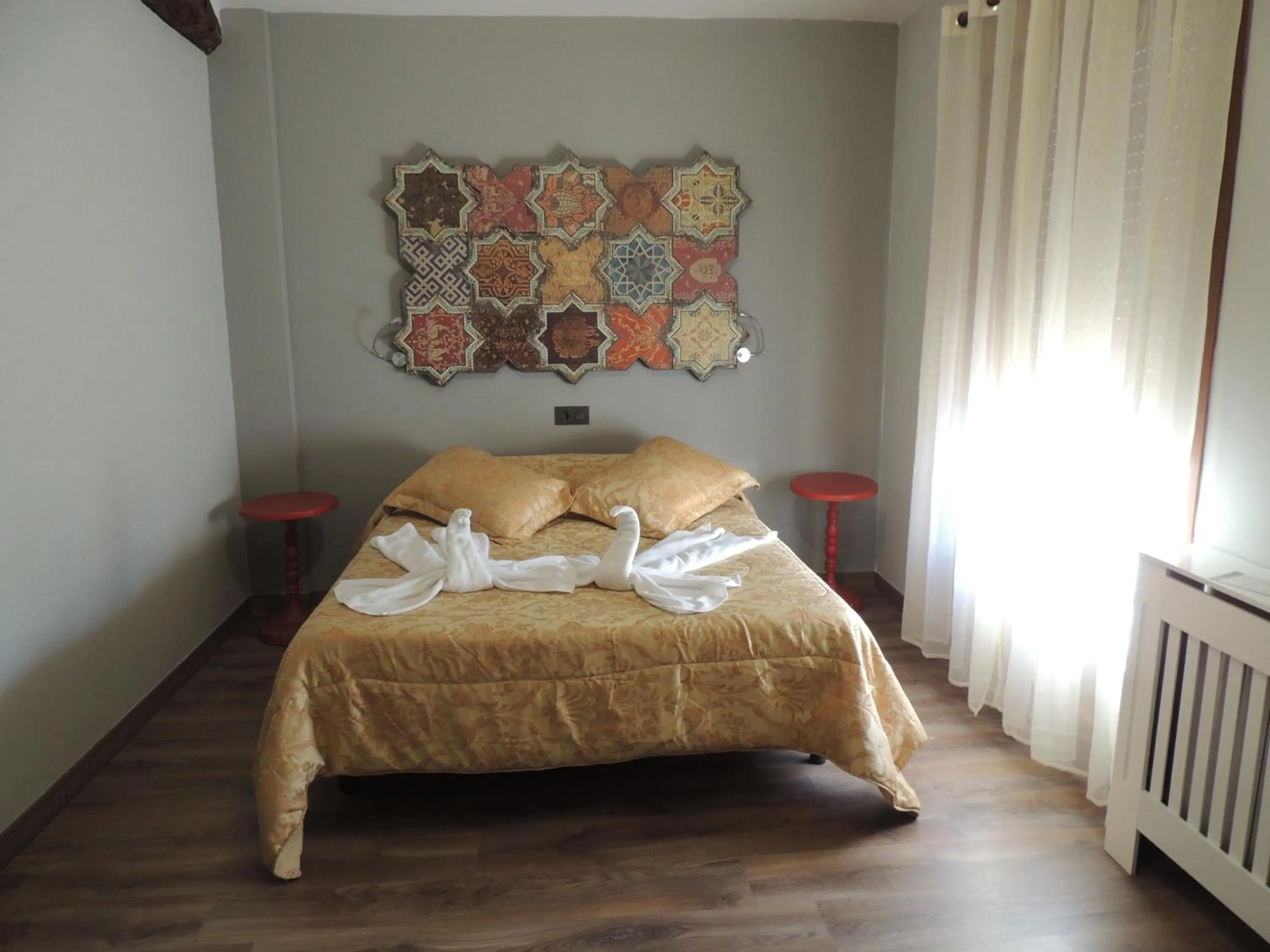 Decorative detail, Bed in Hotel La Huella Del Camino