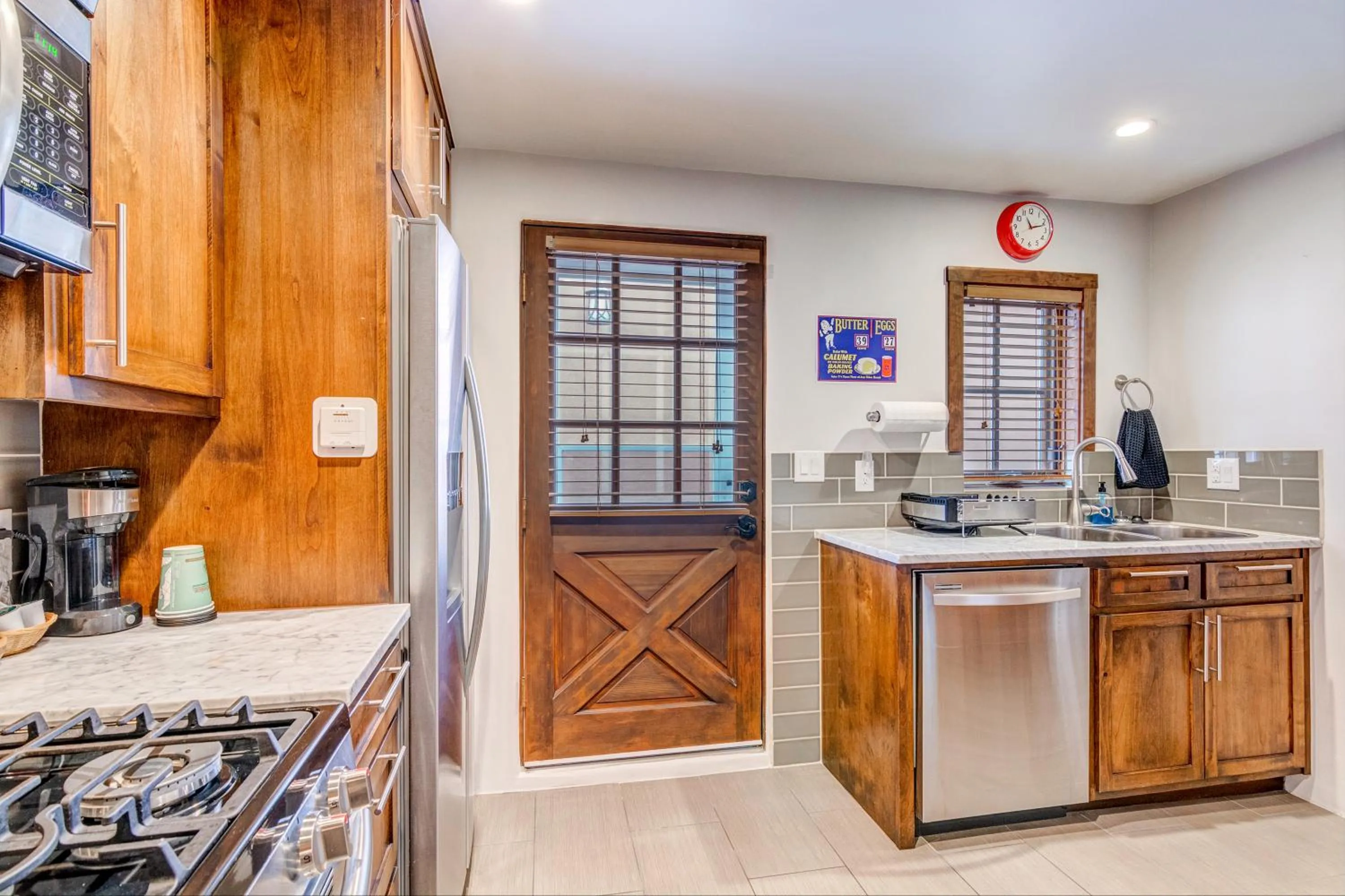 Kitchen or kitchenette in Santa Fe Motel & Inn