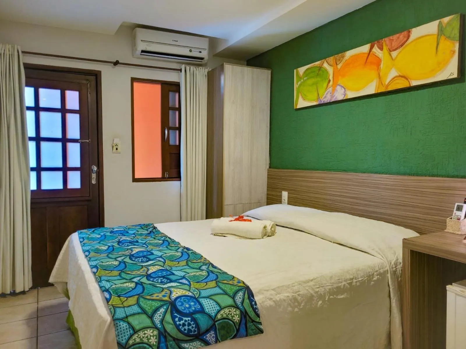 Bed in Pousada Casamar