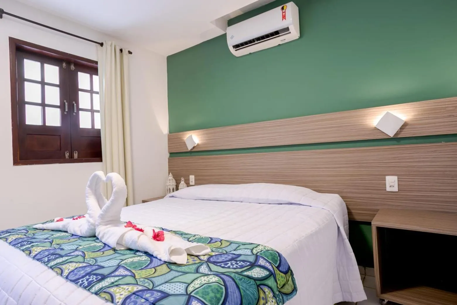 Bed in Pousada Casamar