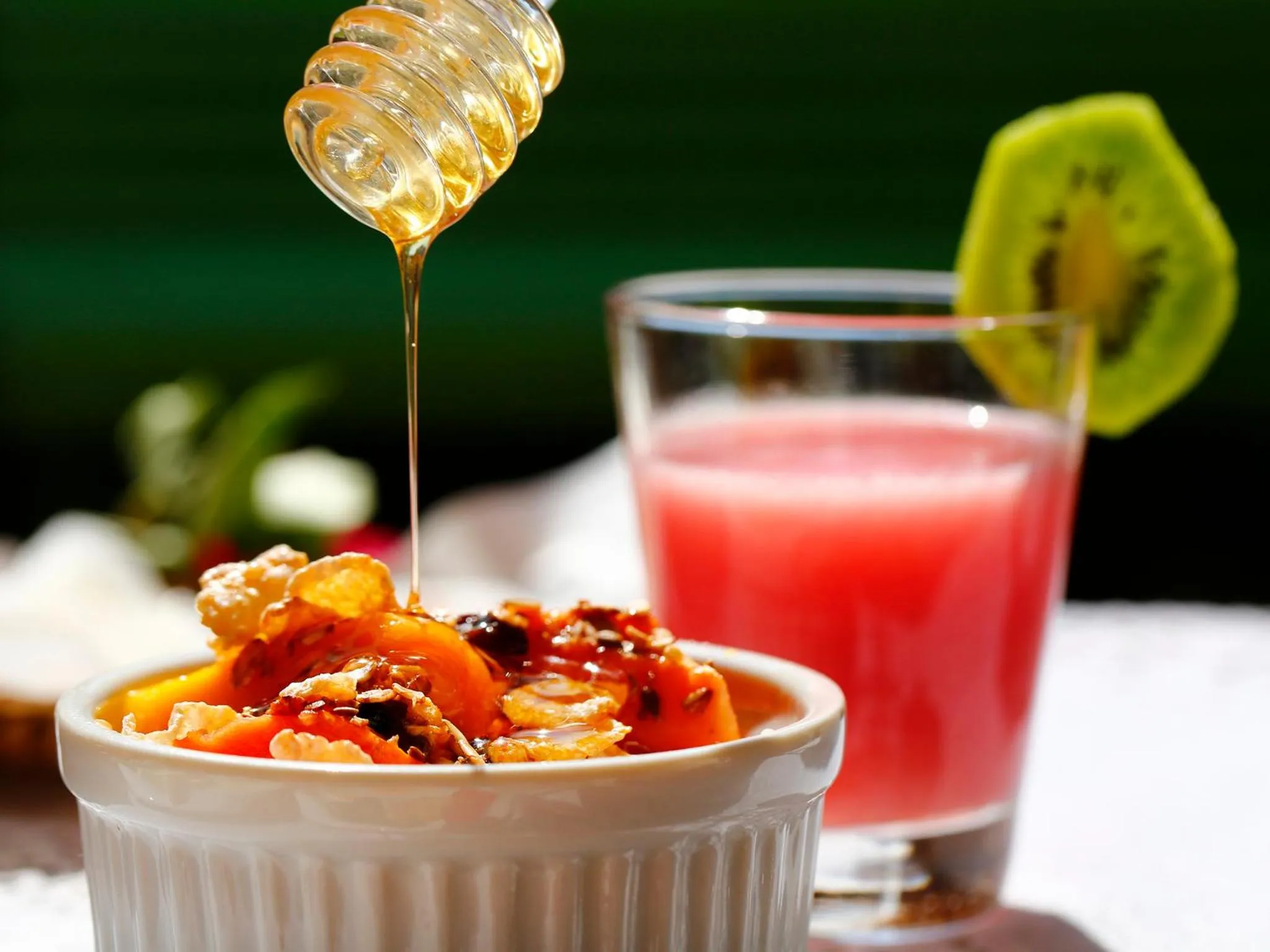 Buffet breakfast in Pousada Casamar