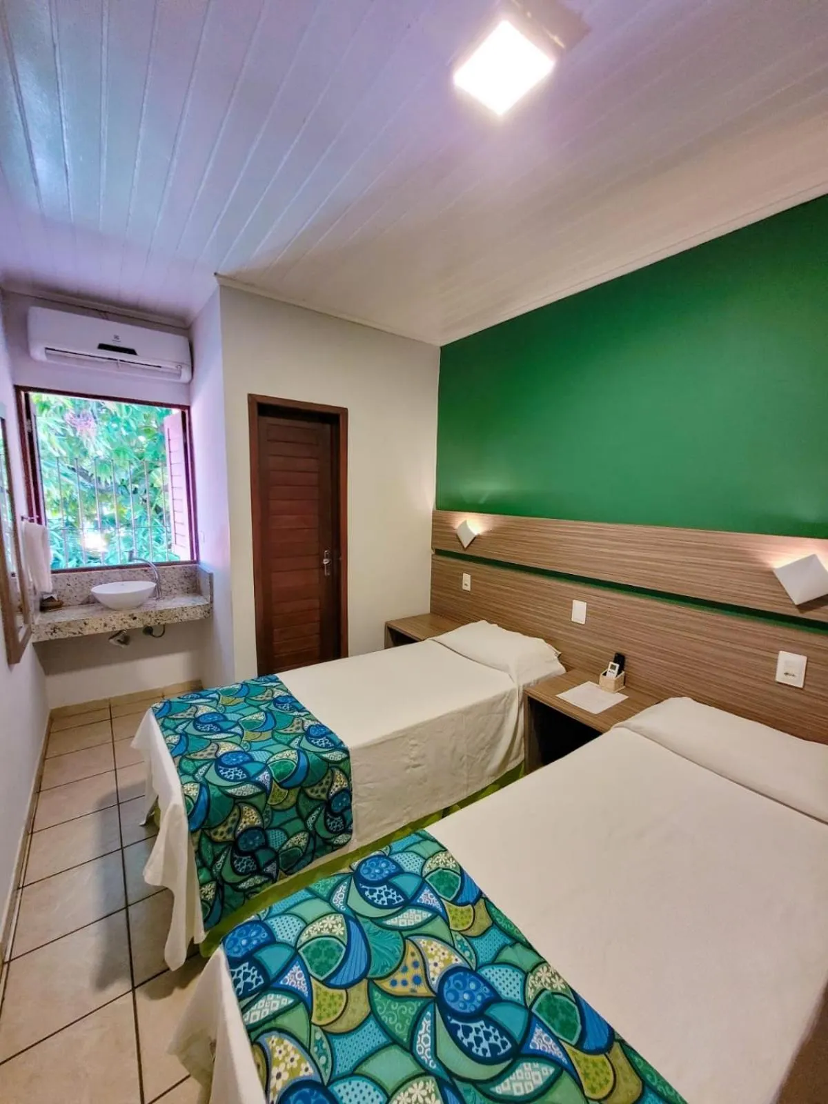 Bed in Pousada Casamar