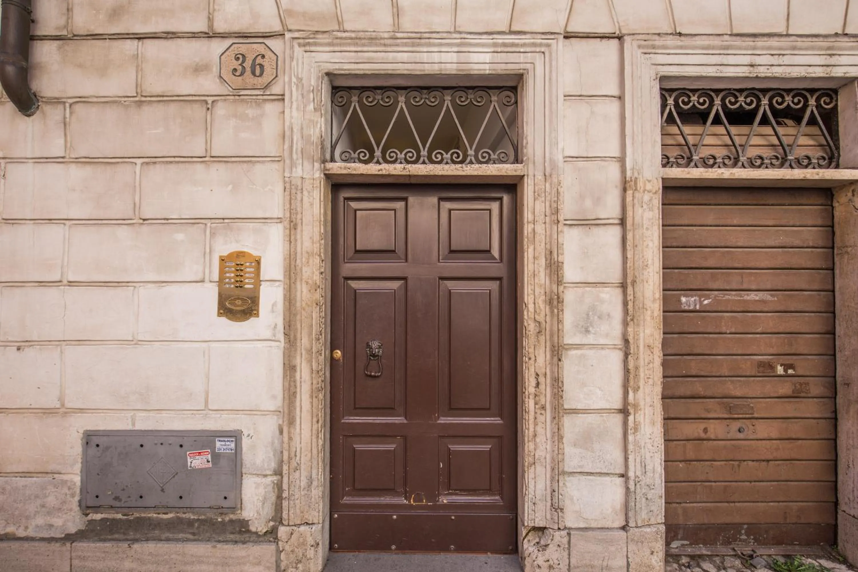 Facade/entrance in Dimore Costaguti