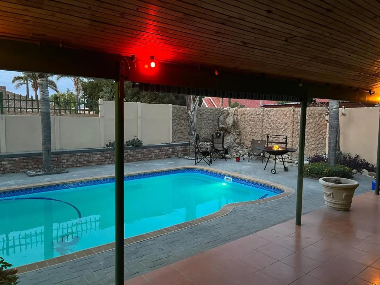 BBQ facilities in Oppi Draai Guesthouse