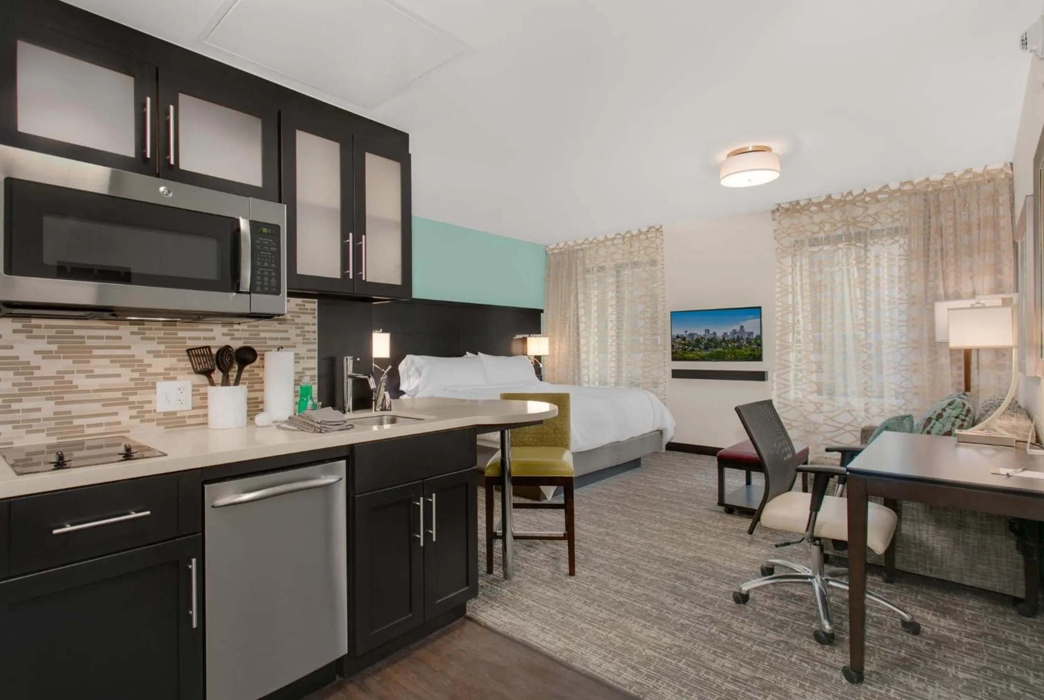 Photo of the whole room in Staybridge Suites Seattle - South Lake Union by IHG