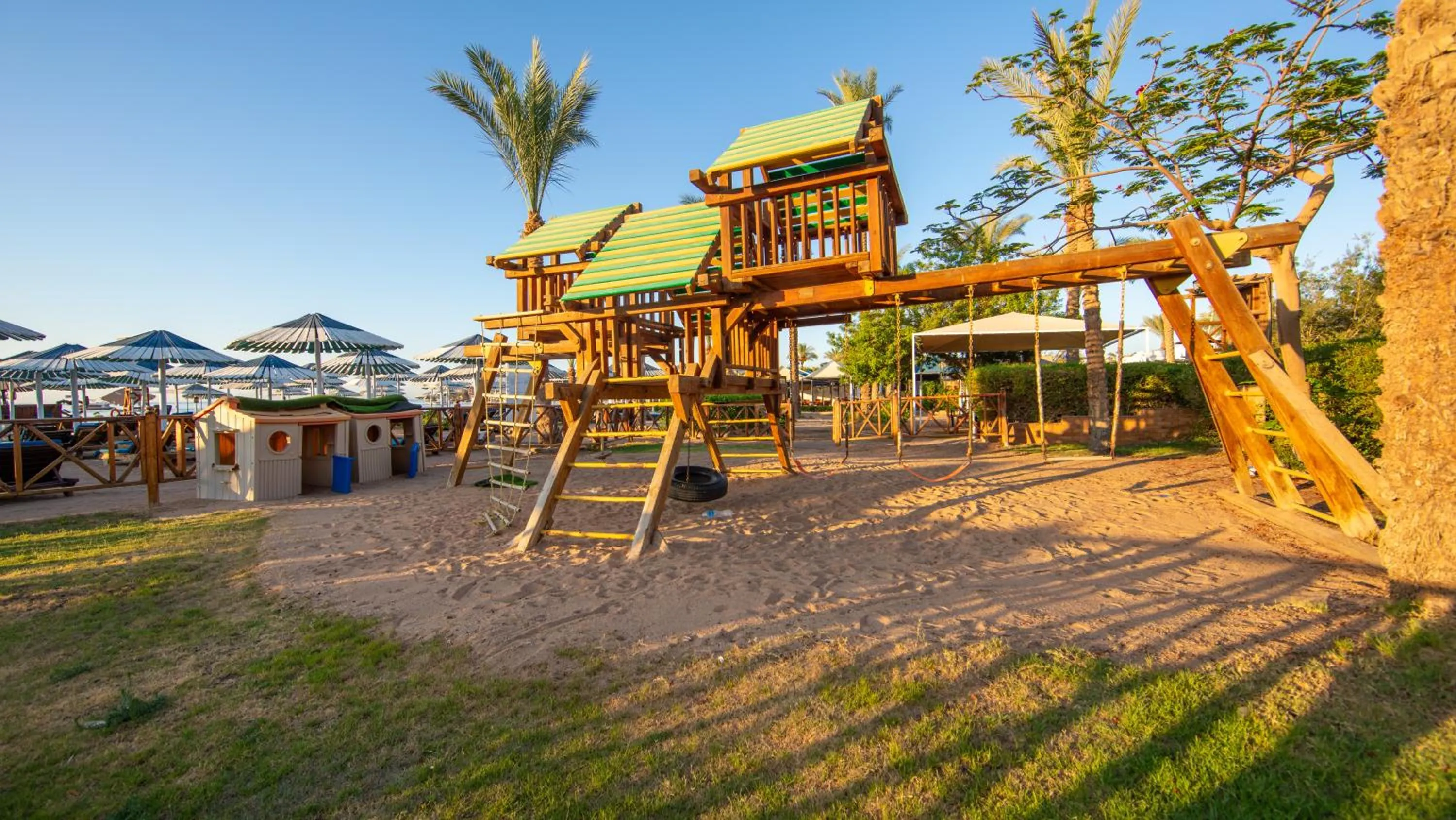 Children play ground in Ghazala Beach