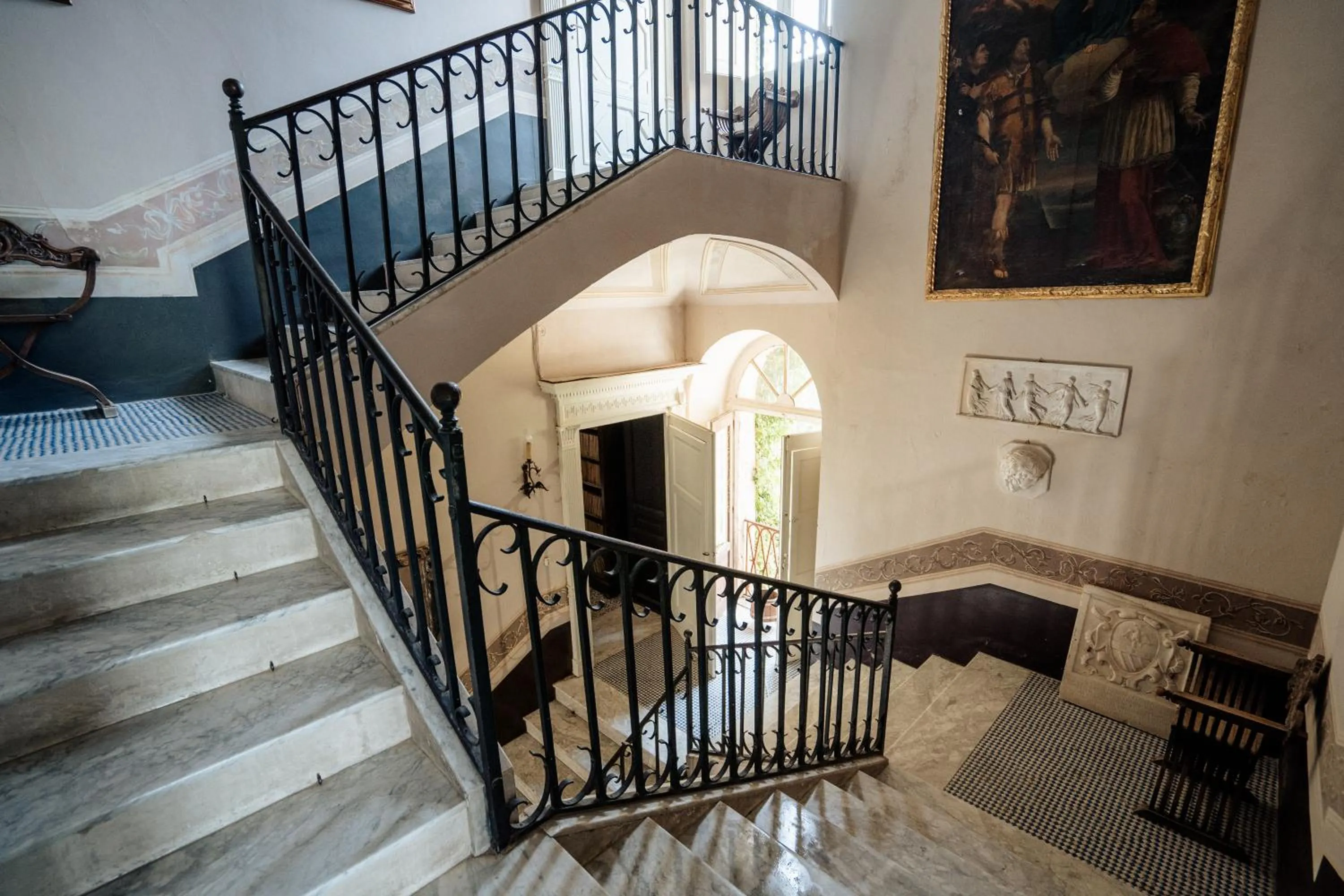 Living room in Palazzo Mazziotti