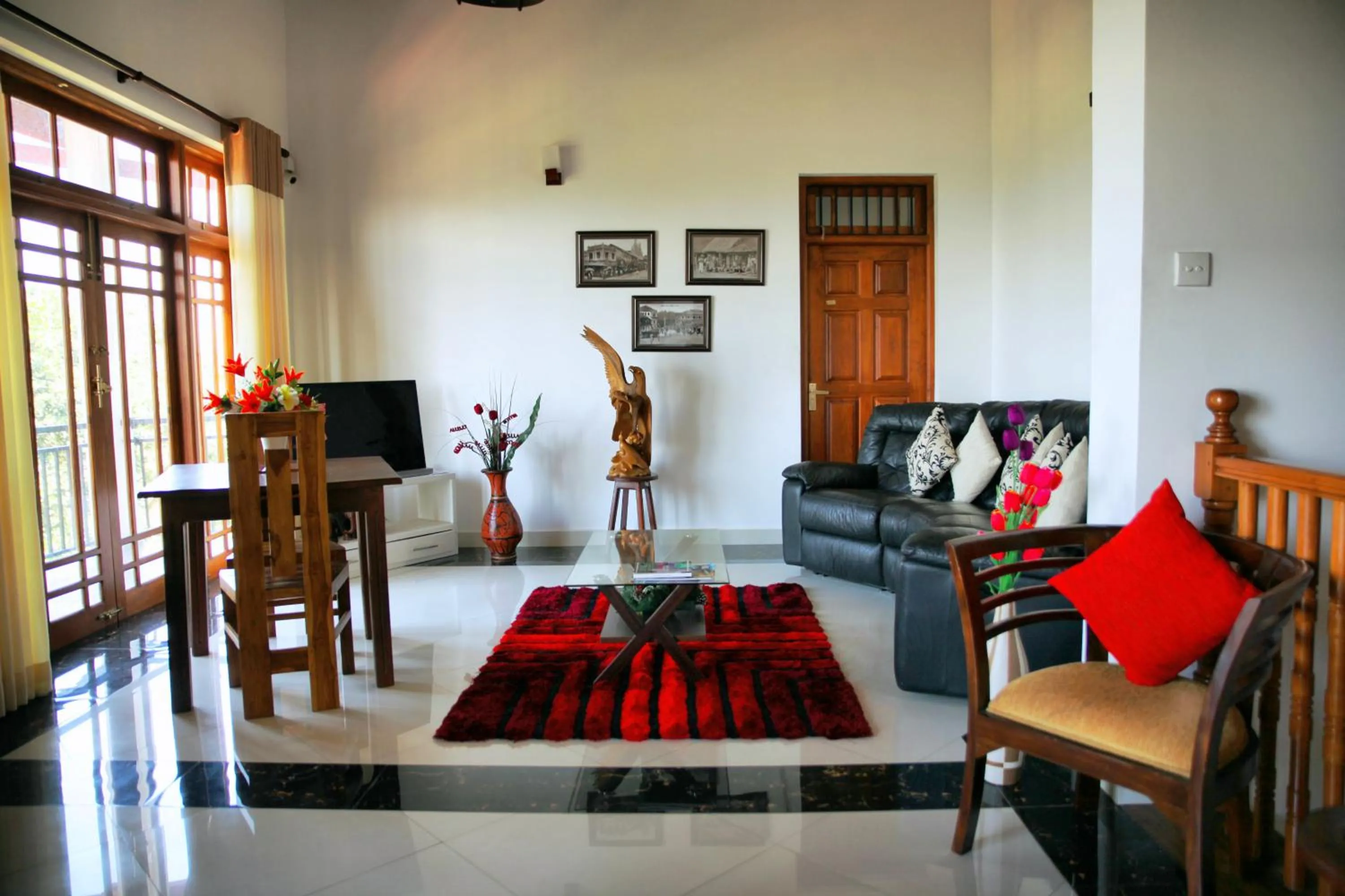 Seating area in Serenity Hill Oasis