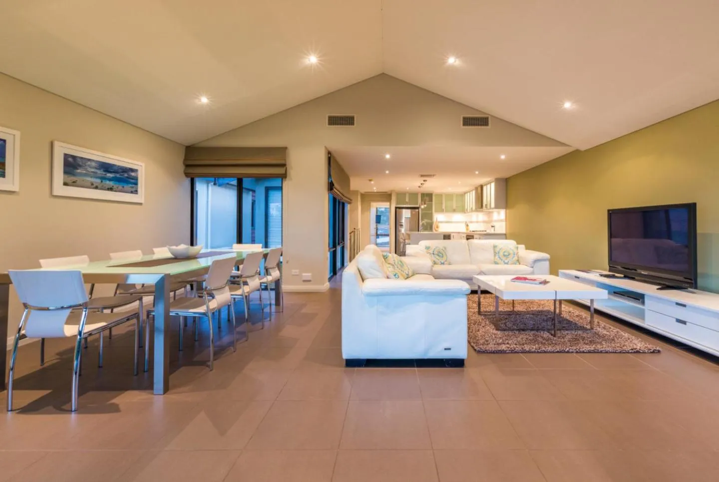 Living room, Bed in Regency Beach Club