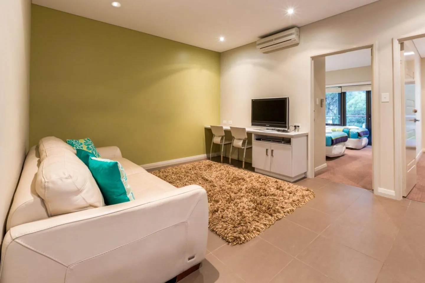 Seating area in Regency Beach Club