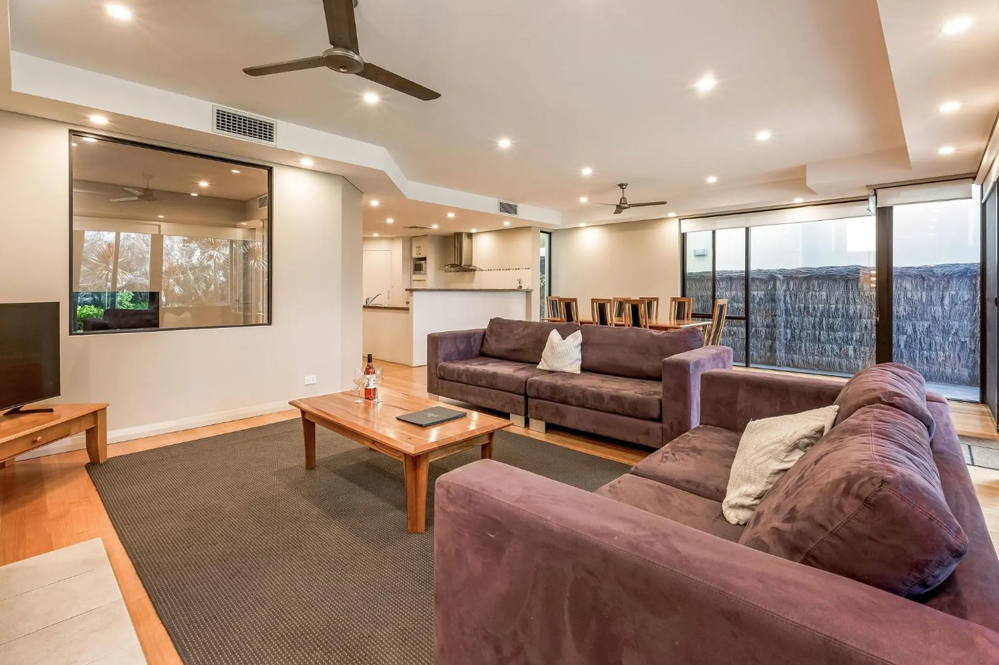 Seating area in Regency Beach Club