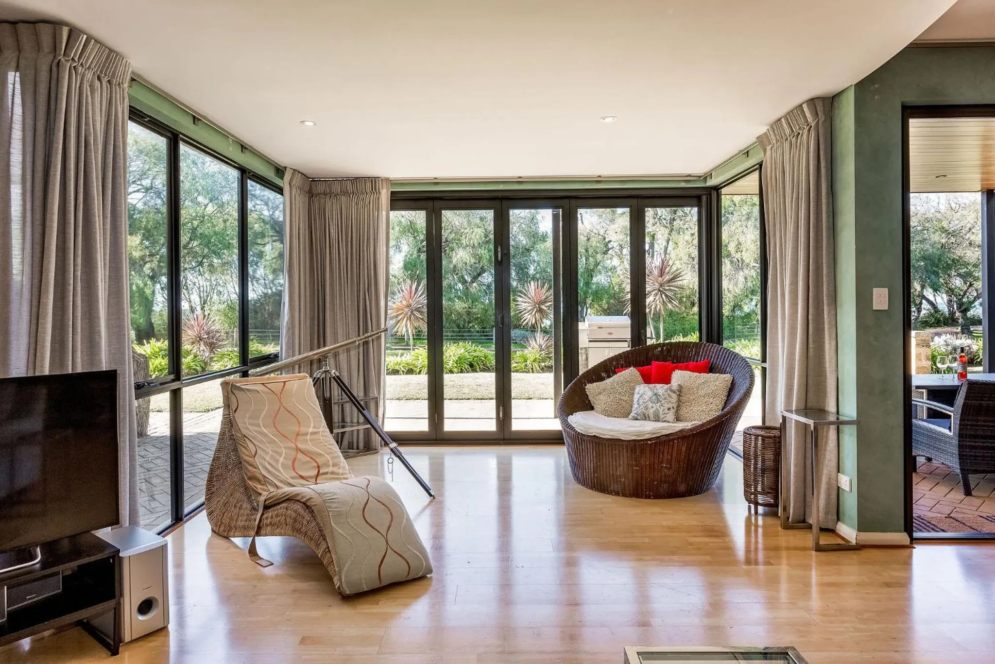 Garden view in Regency Beach Club