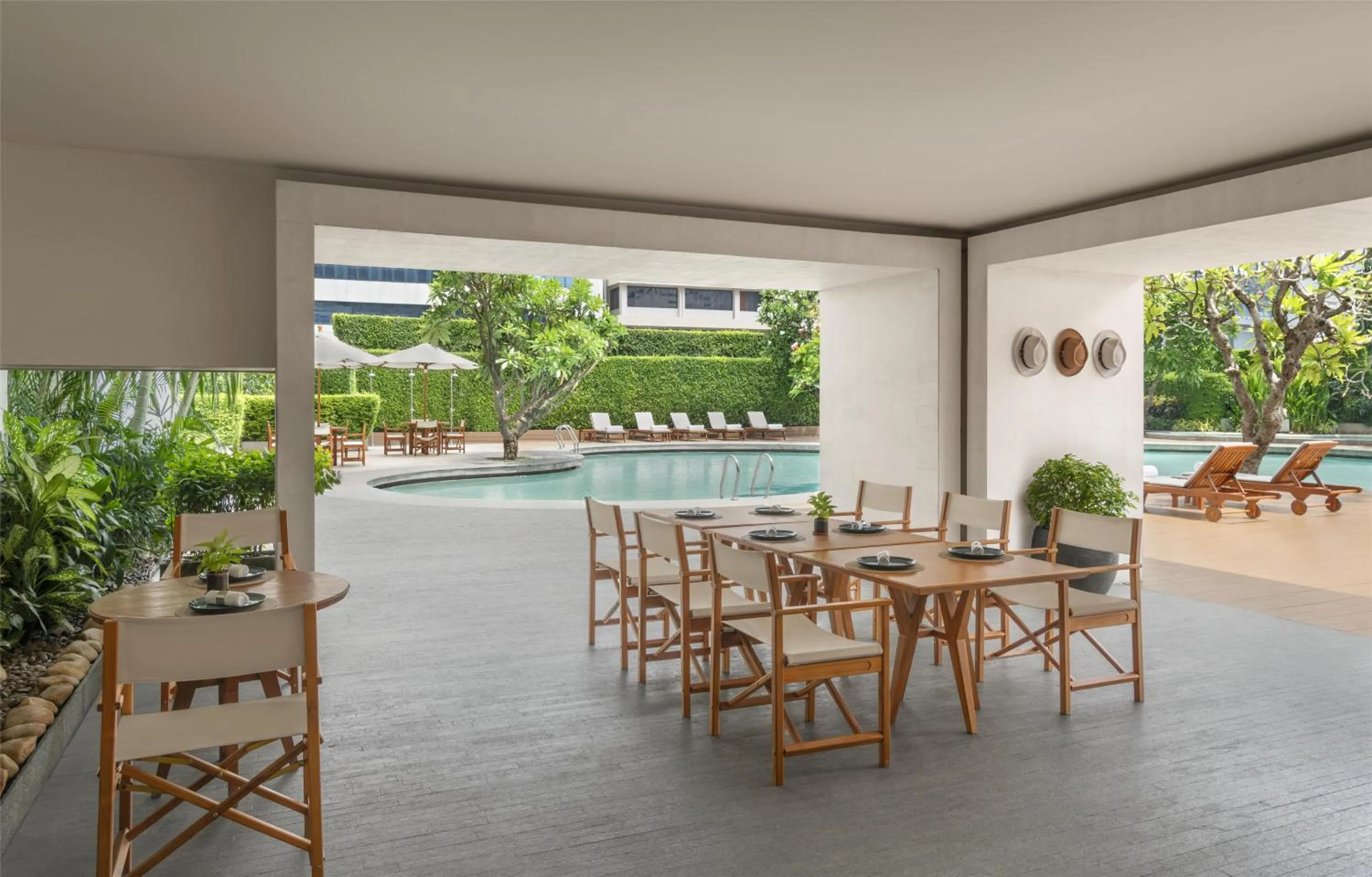 Swimming pool in Grand Hyatt Erawan Bangkok