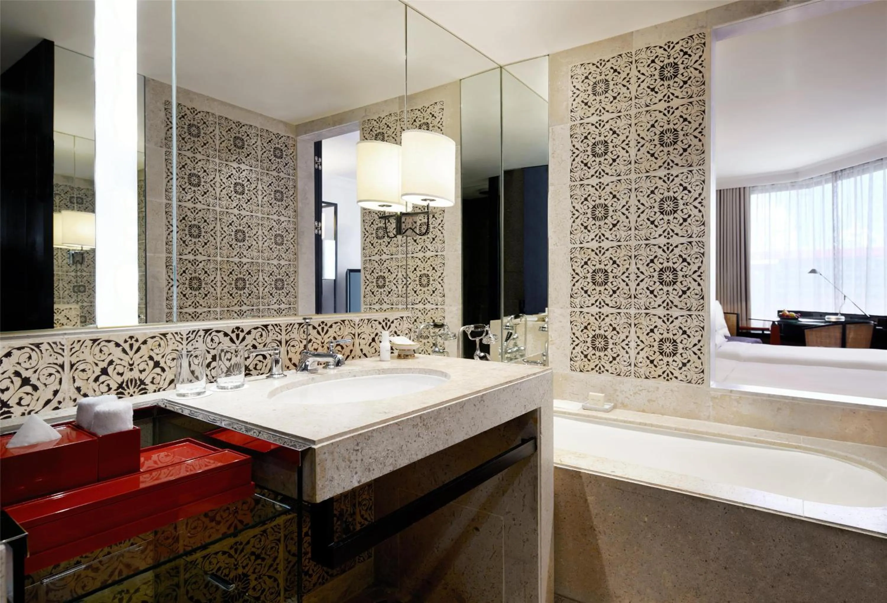 Bathroom in Grand Hyatt Erawan Bangkok