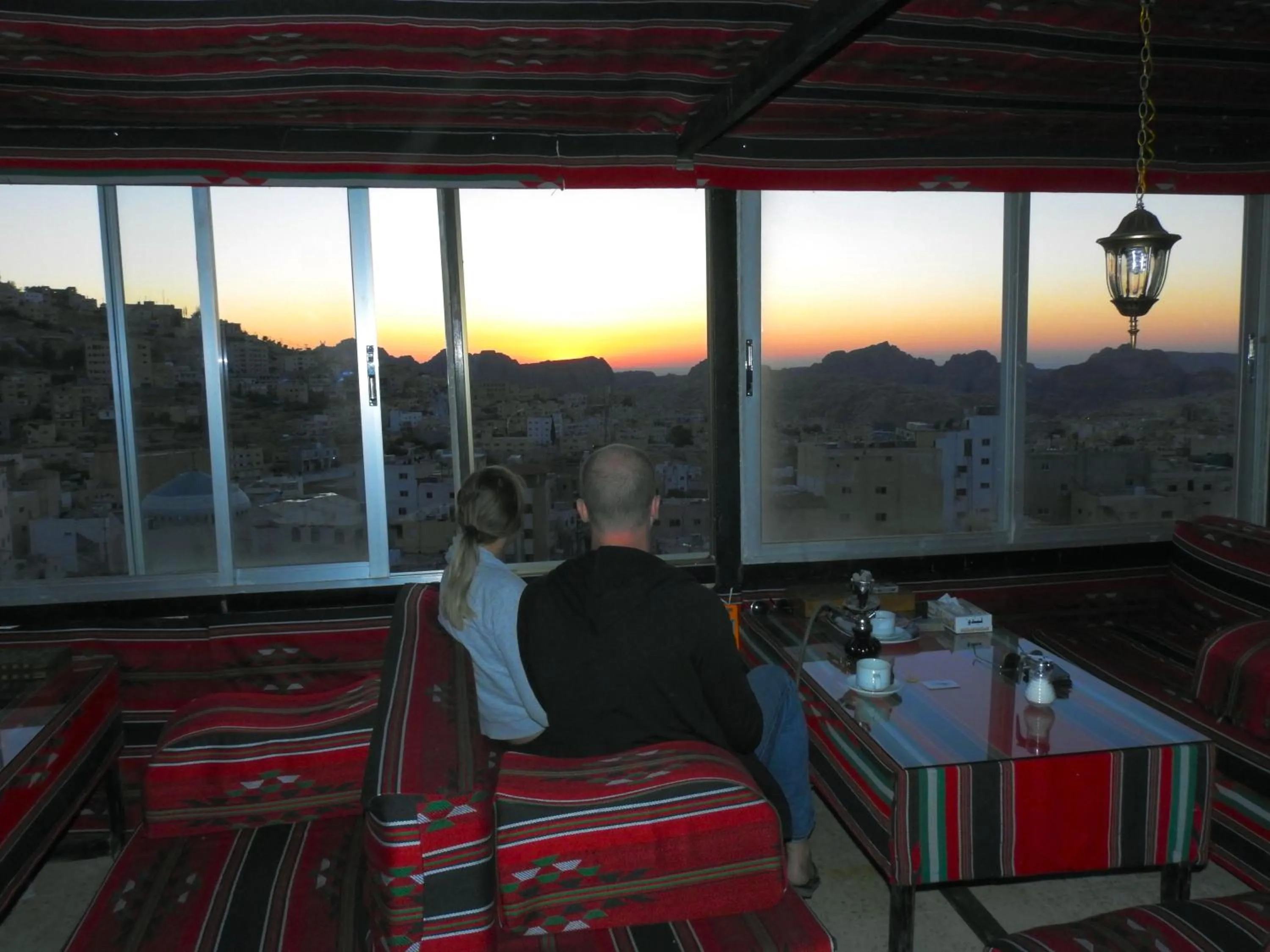 Dining area in Petra Gate Hotel