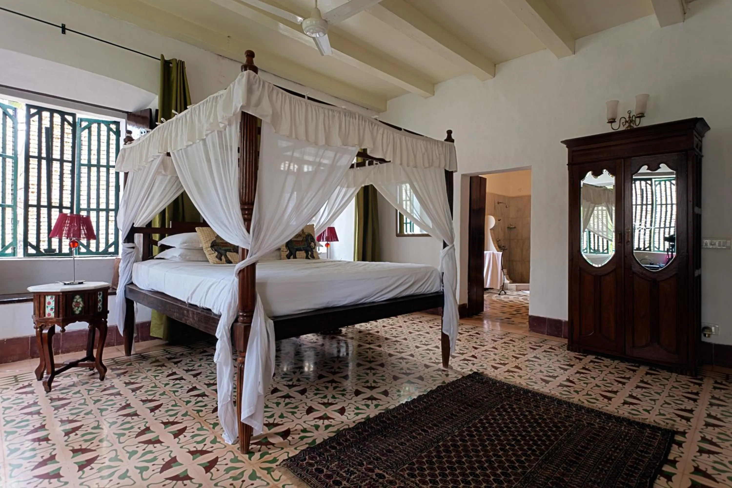 Bedroom in Siolim House