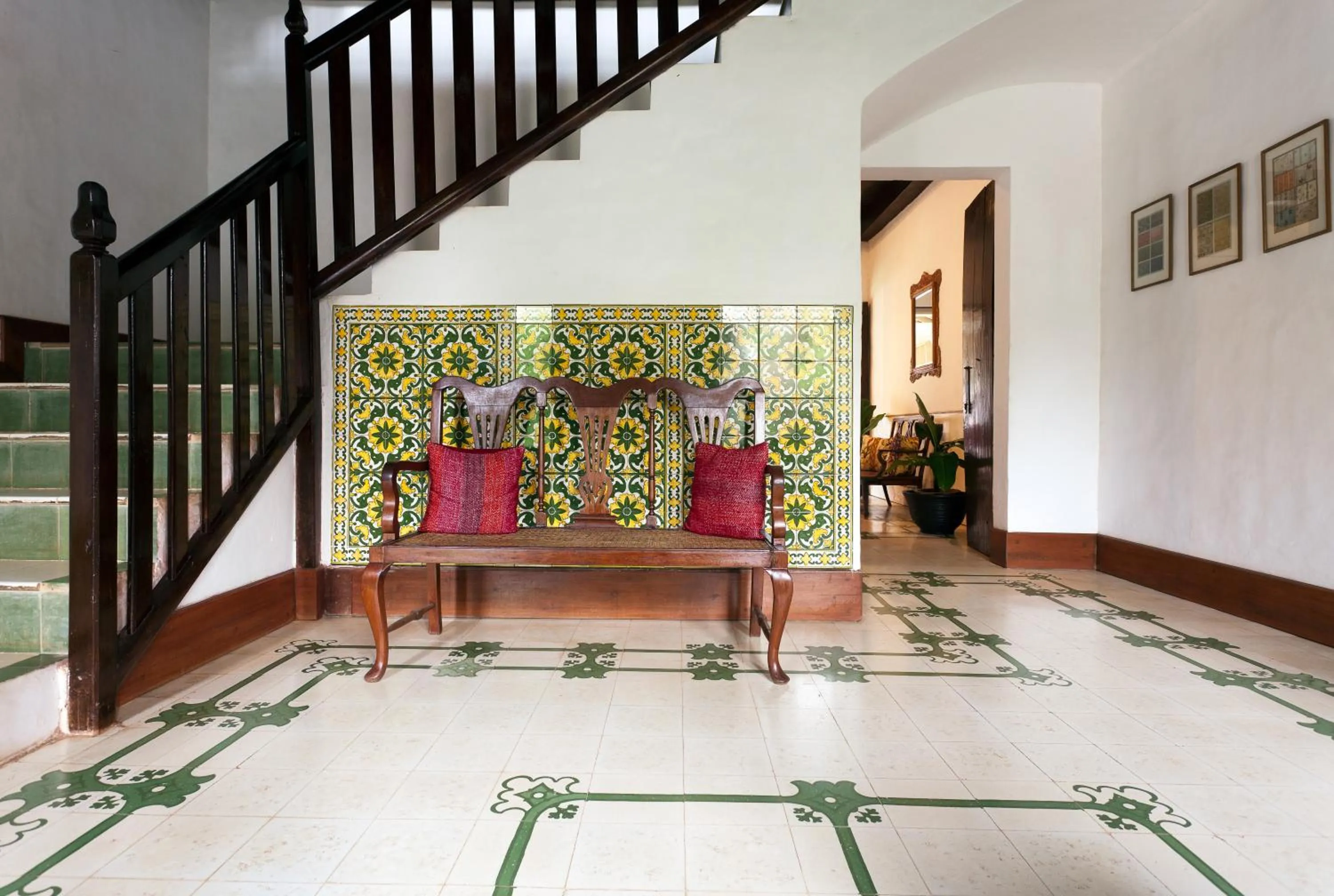 On site in Siolim House