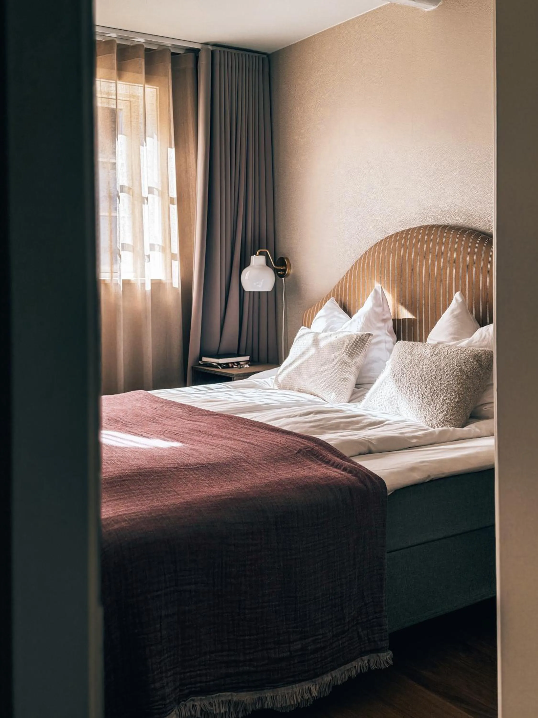 Bed in Grønbechs Hotel