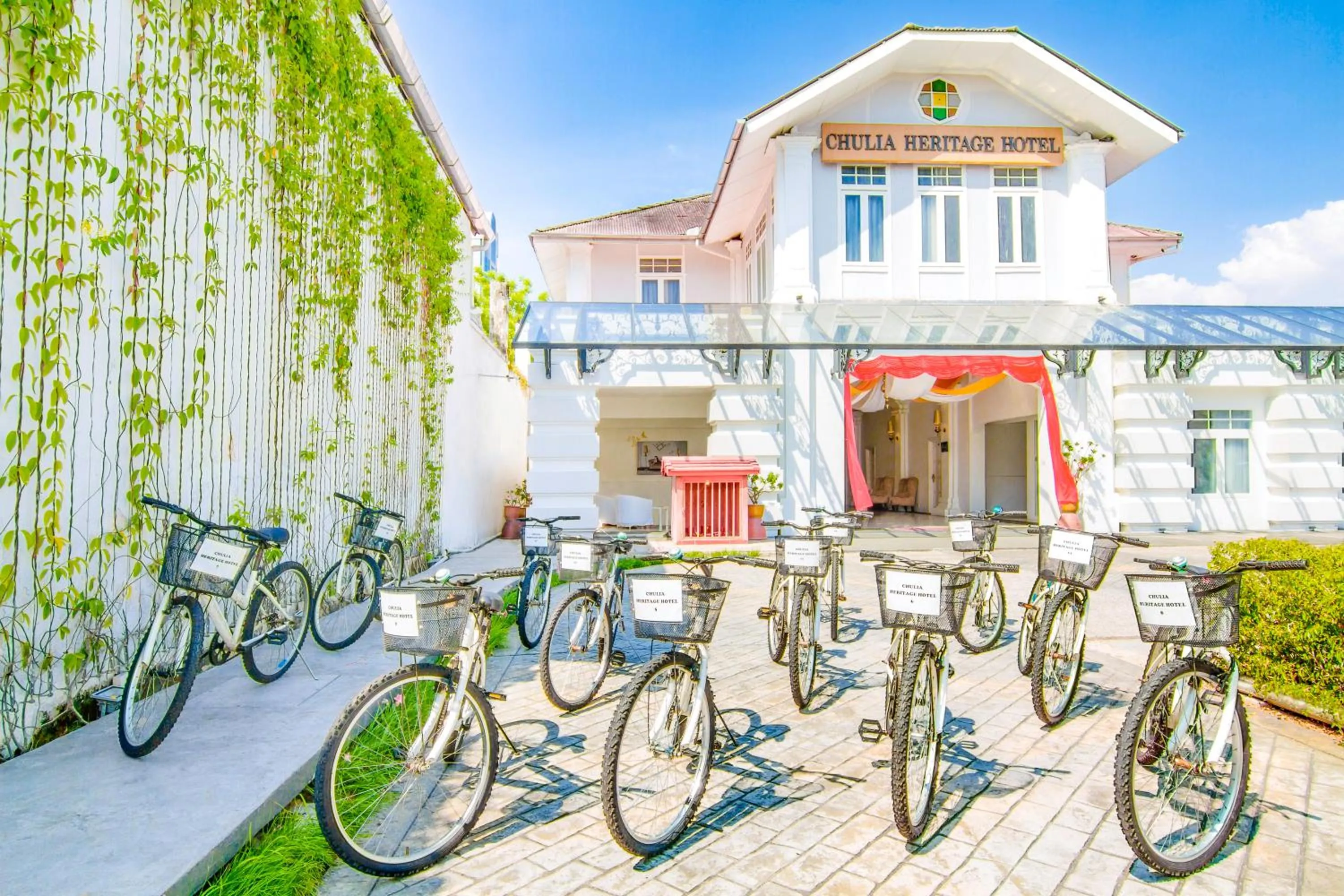 Cycling in Chulia Heritage Hotel