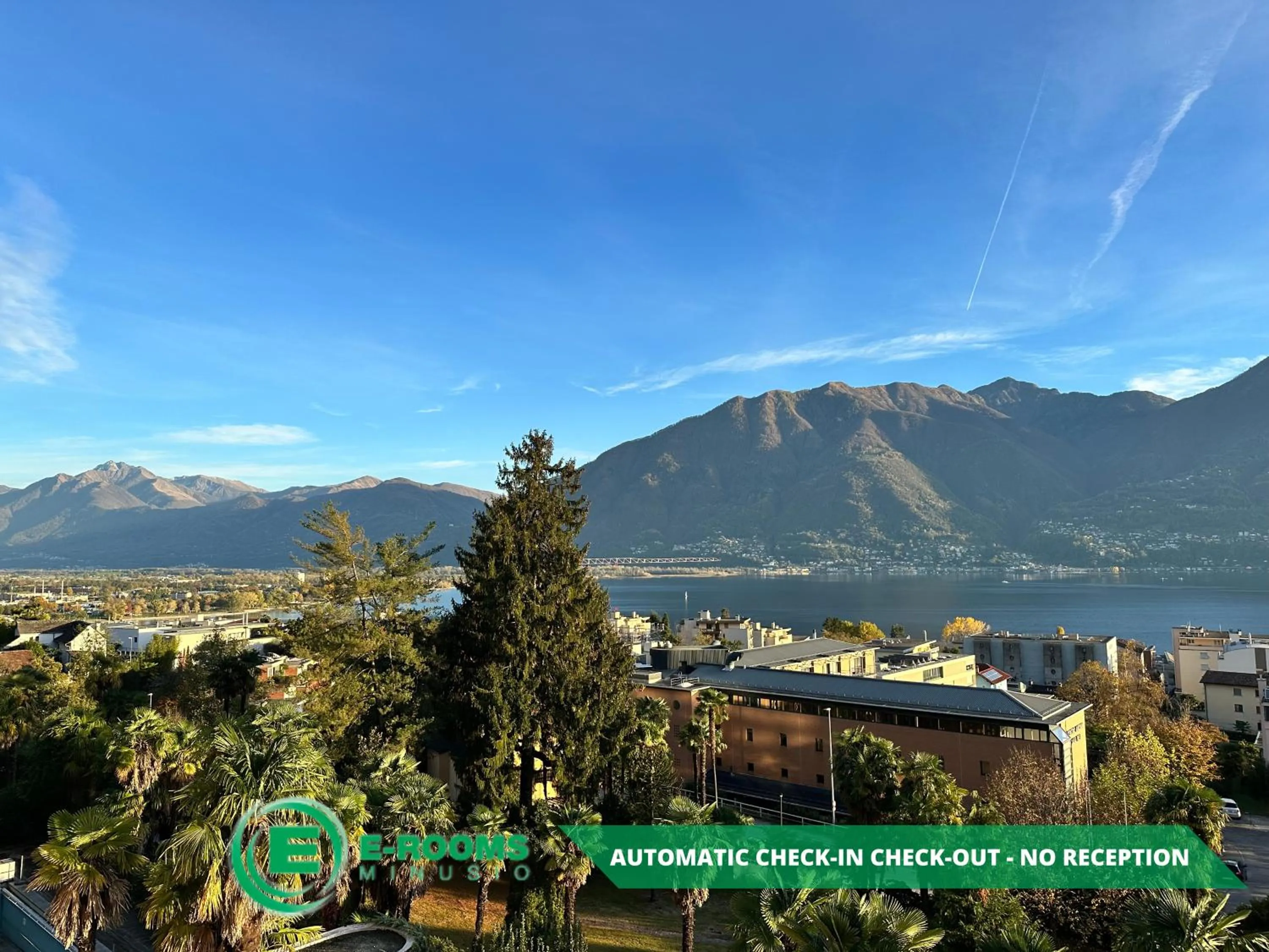 View (from property/room) in E-Rooms Minusio