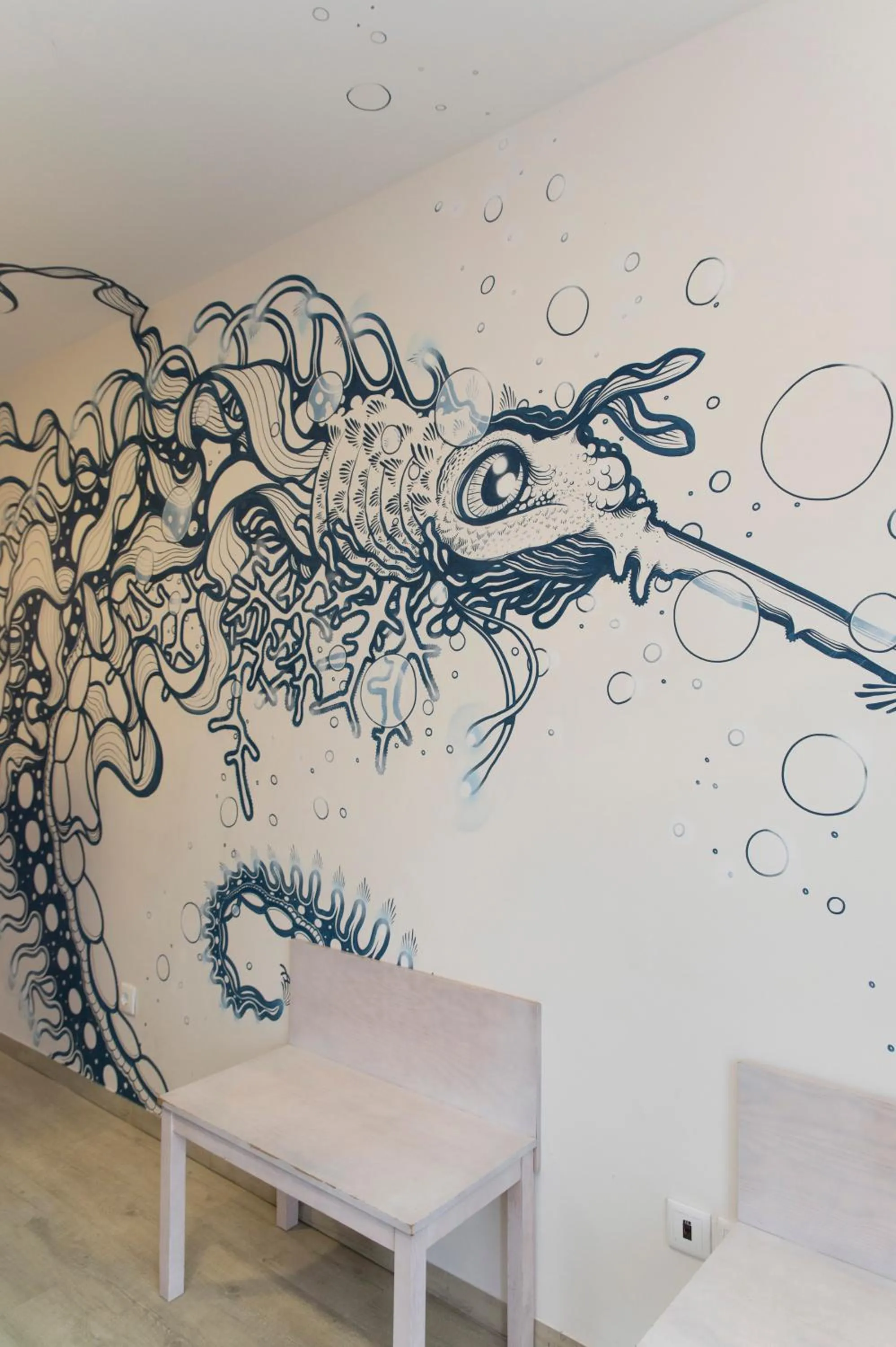 Decorative detail in WOT Ericeira Surf Social