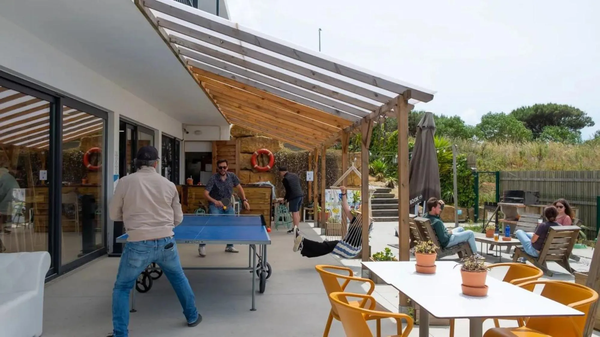 Patio in WOT Ericeira Surf Social