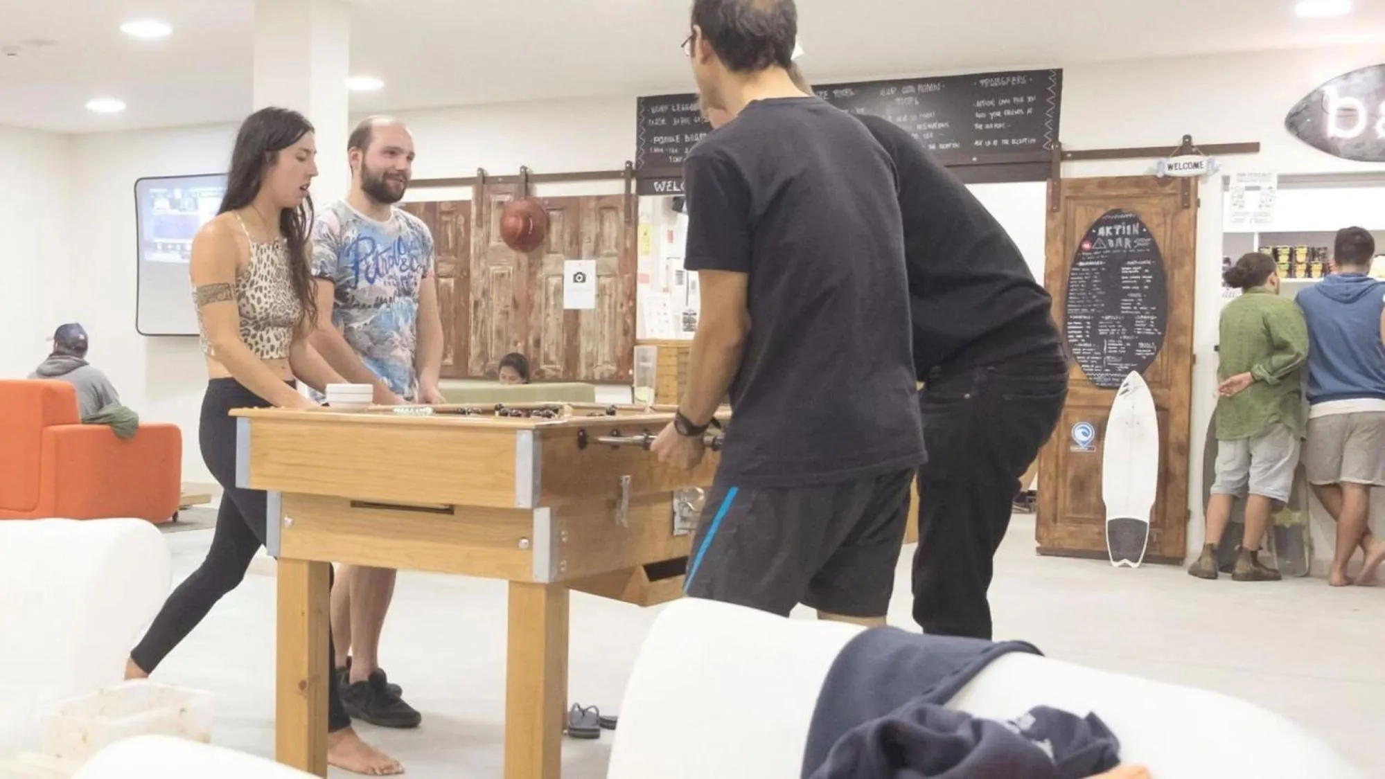 People in WOT Ericeira Surf Social