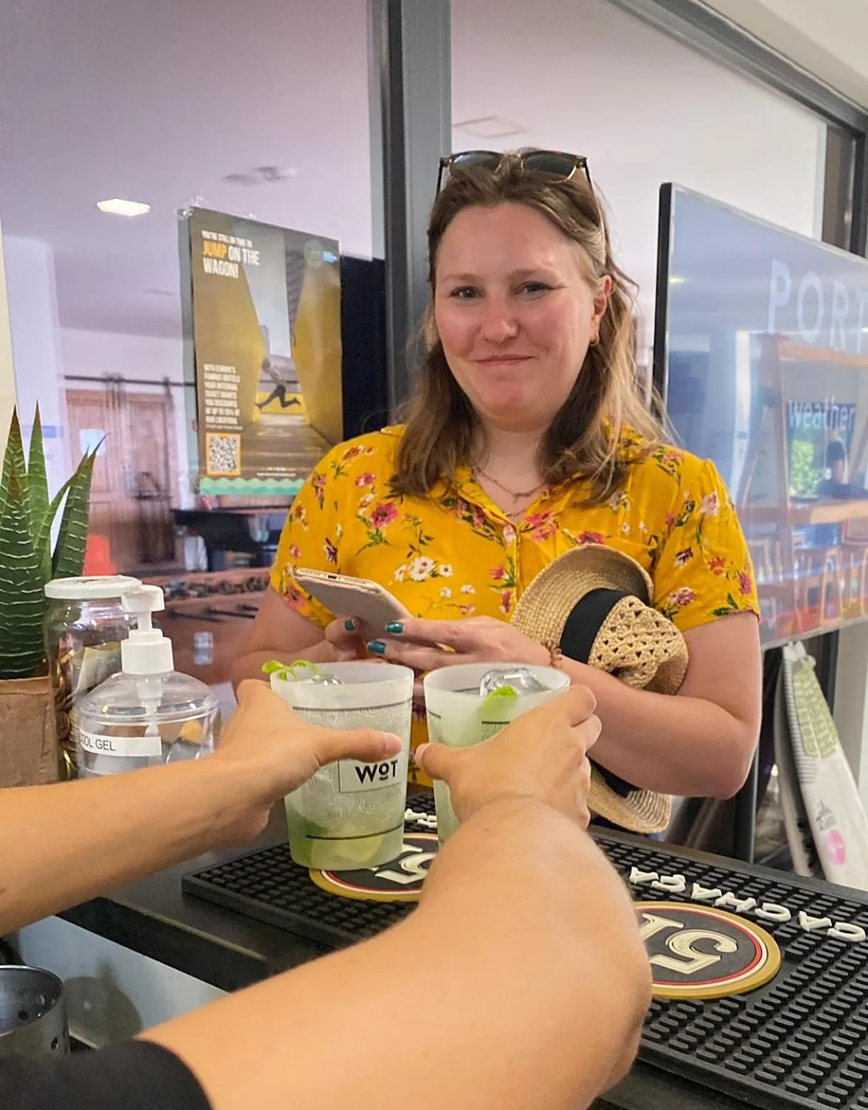 Food and drinks in WOT Ericeira Surf Social