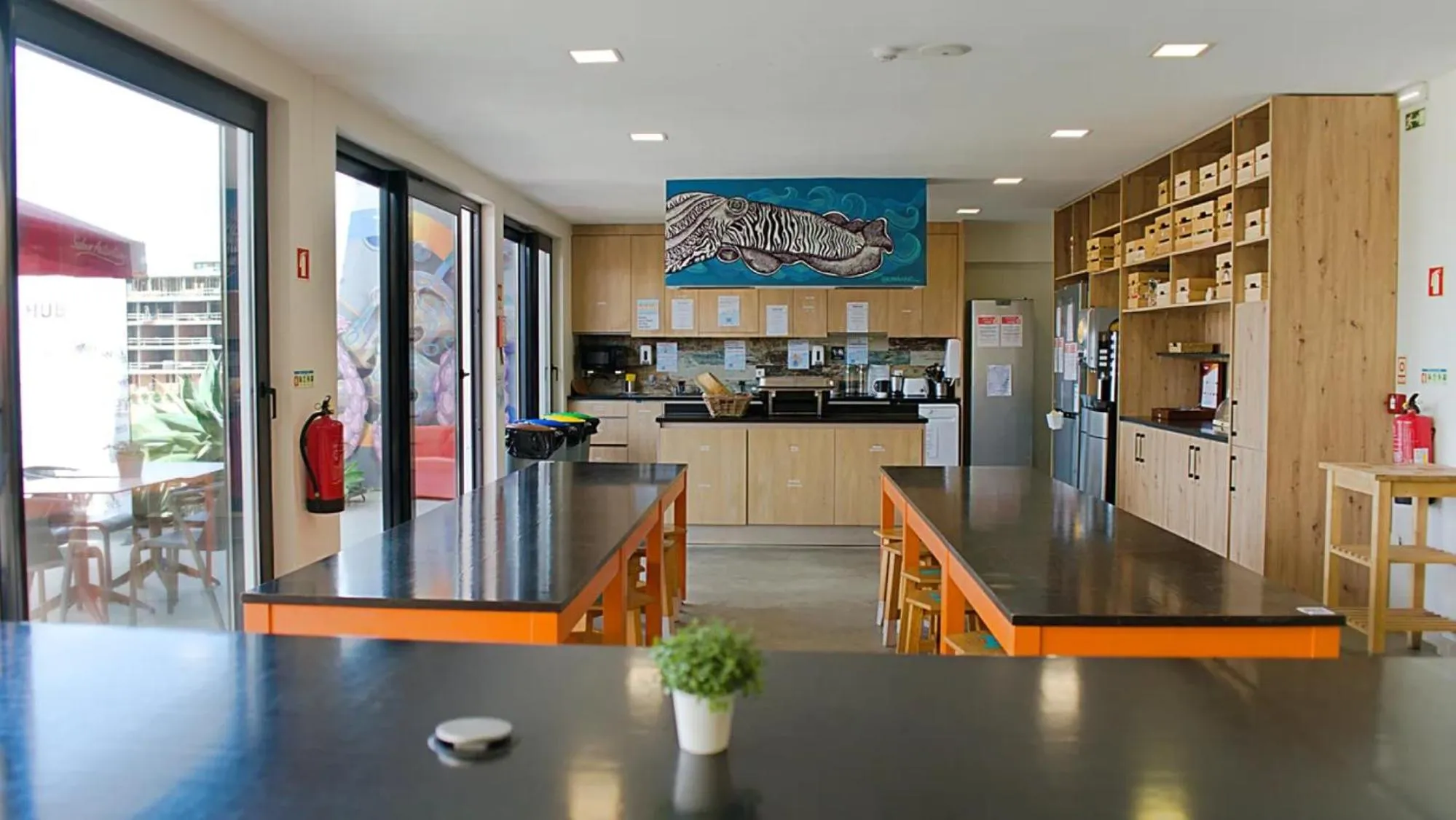 Kitchen or kitchenette in WOT Ericeira Surf Social