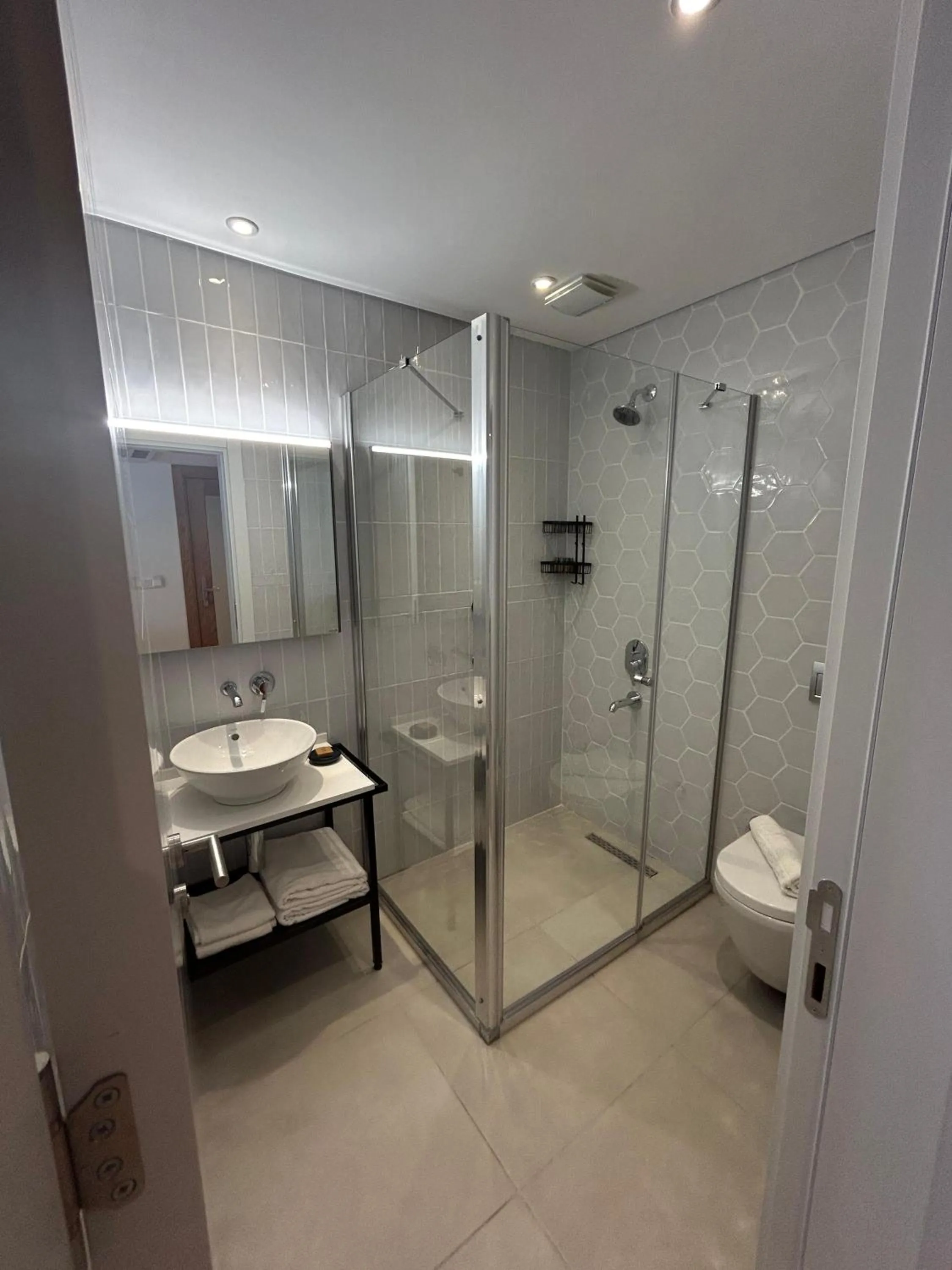 Shower in Olea Nova Hotel