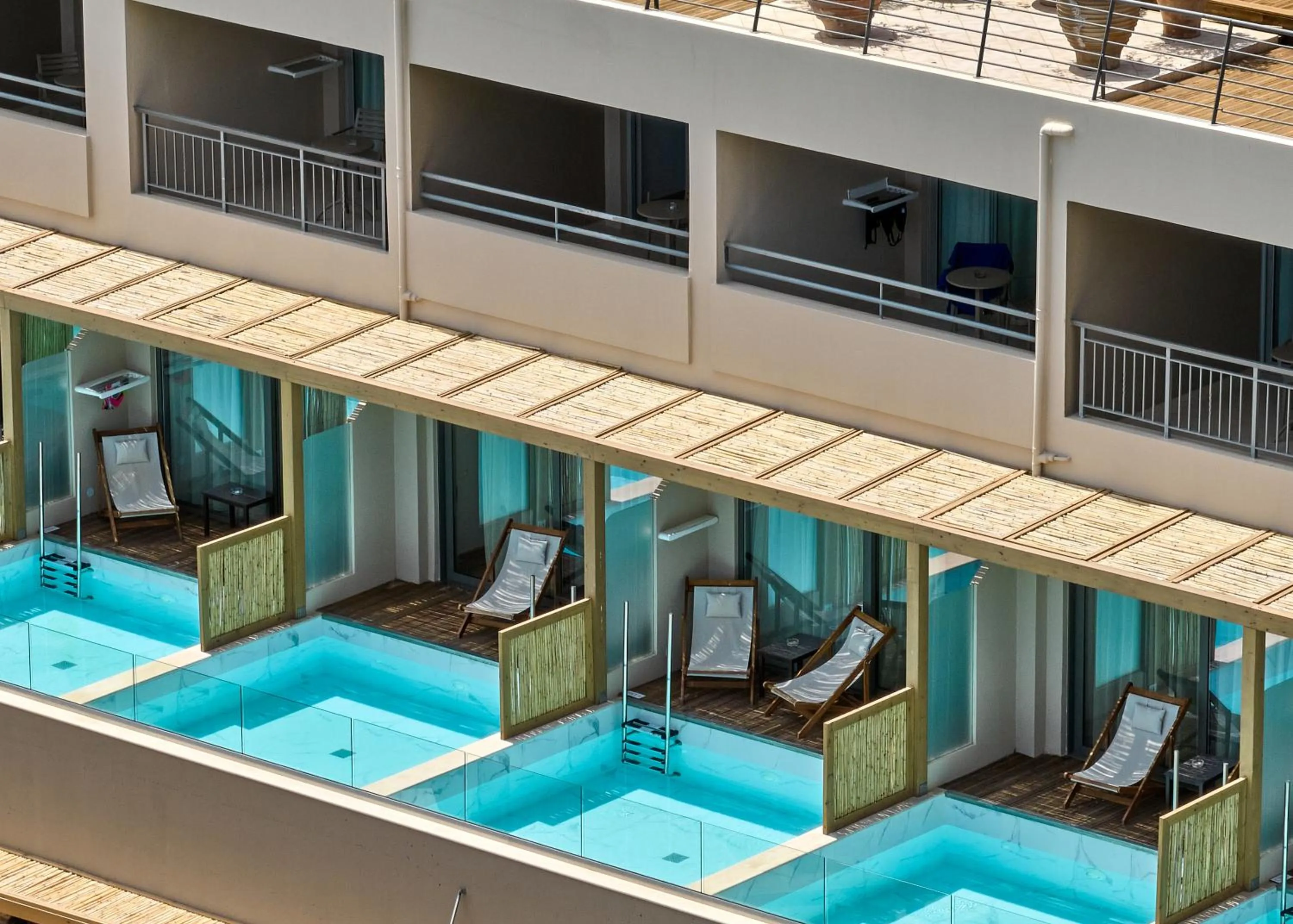 Pool view in Blue Marine Resort and Spa Hotel