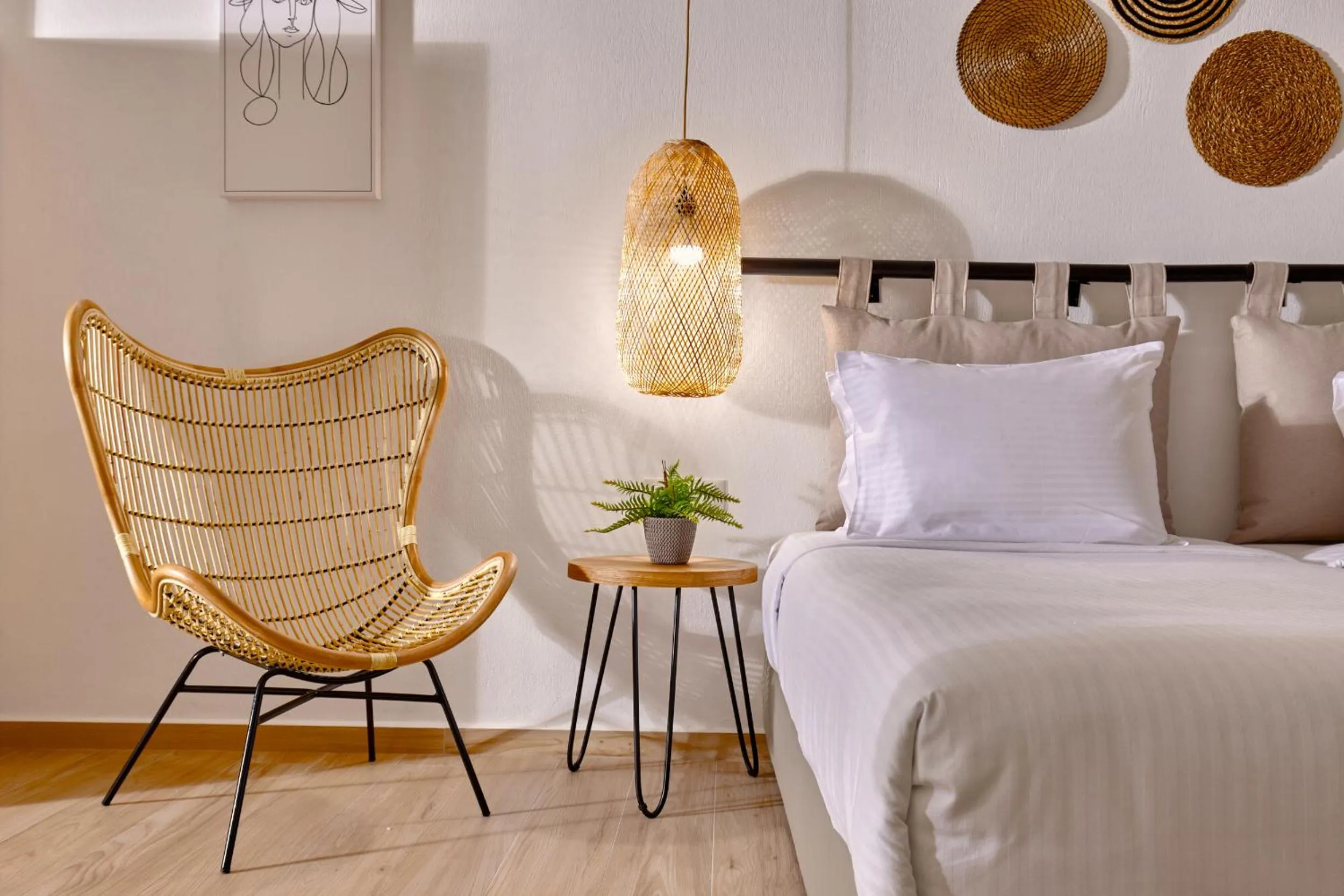 Bed in Blue Marine Resort and Spa Hotel