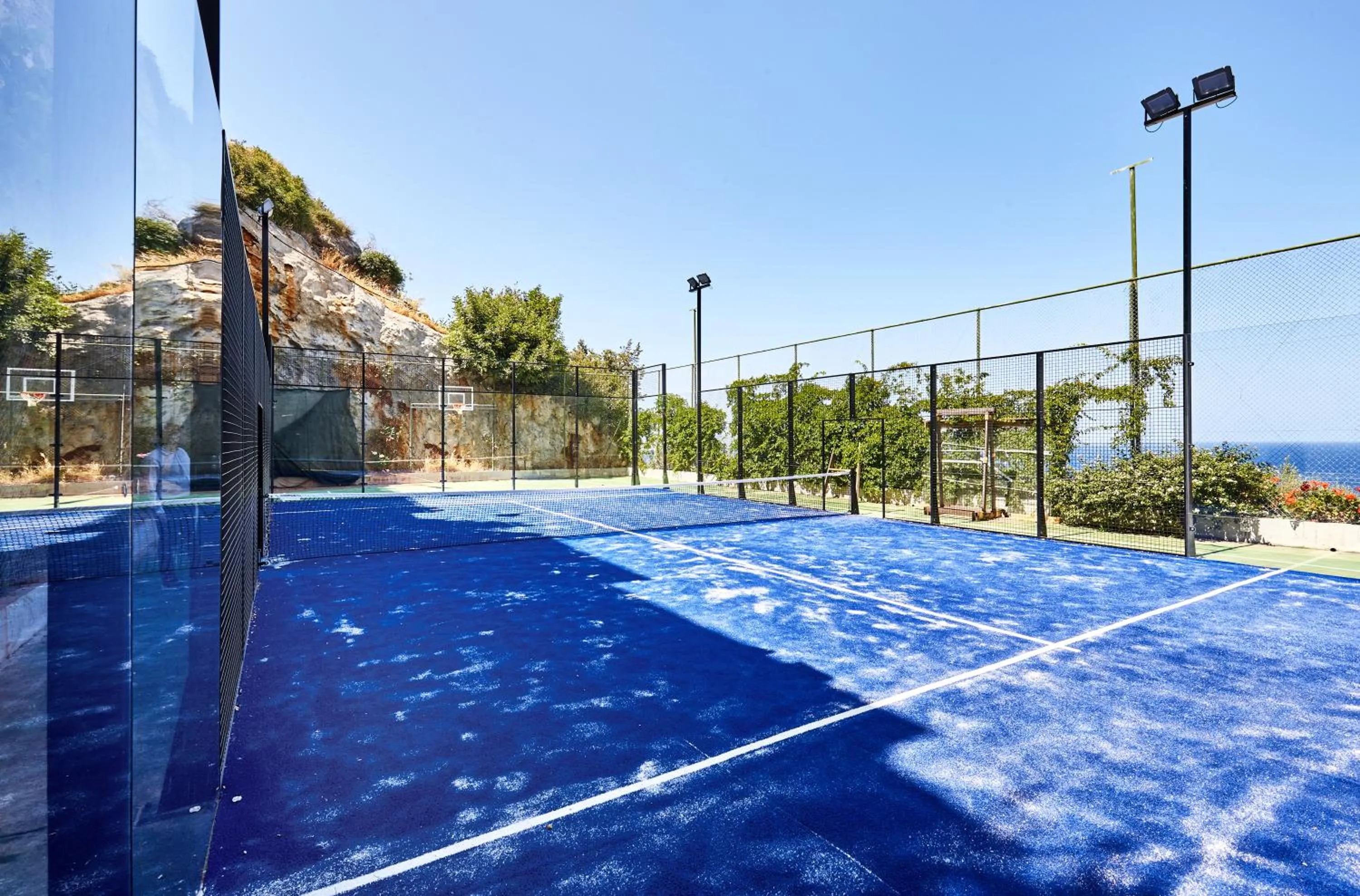 Tennis court in Blue Marine Resort and Spa Hotel