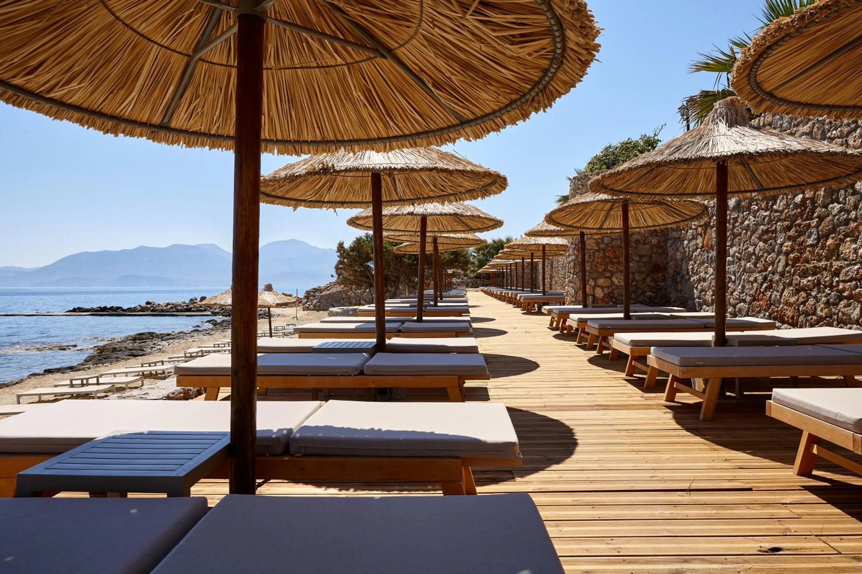 sunbed in Blue Marine Resort and Spa Hotel