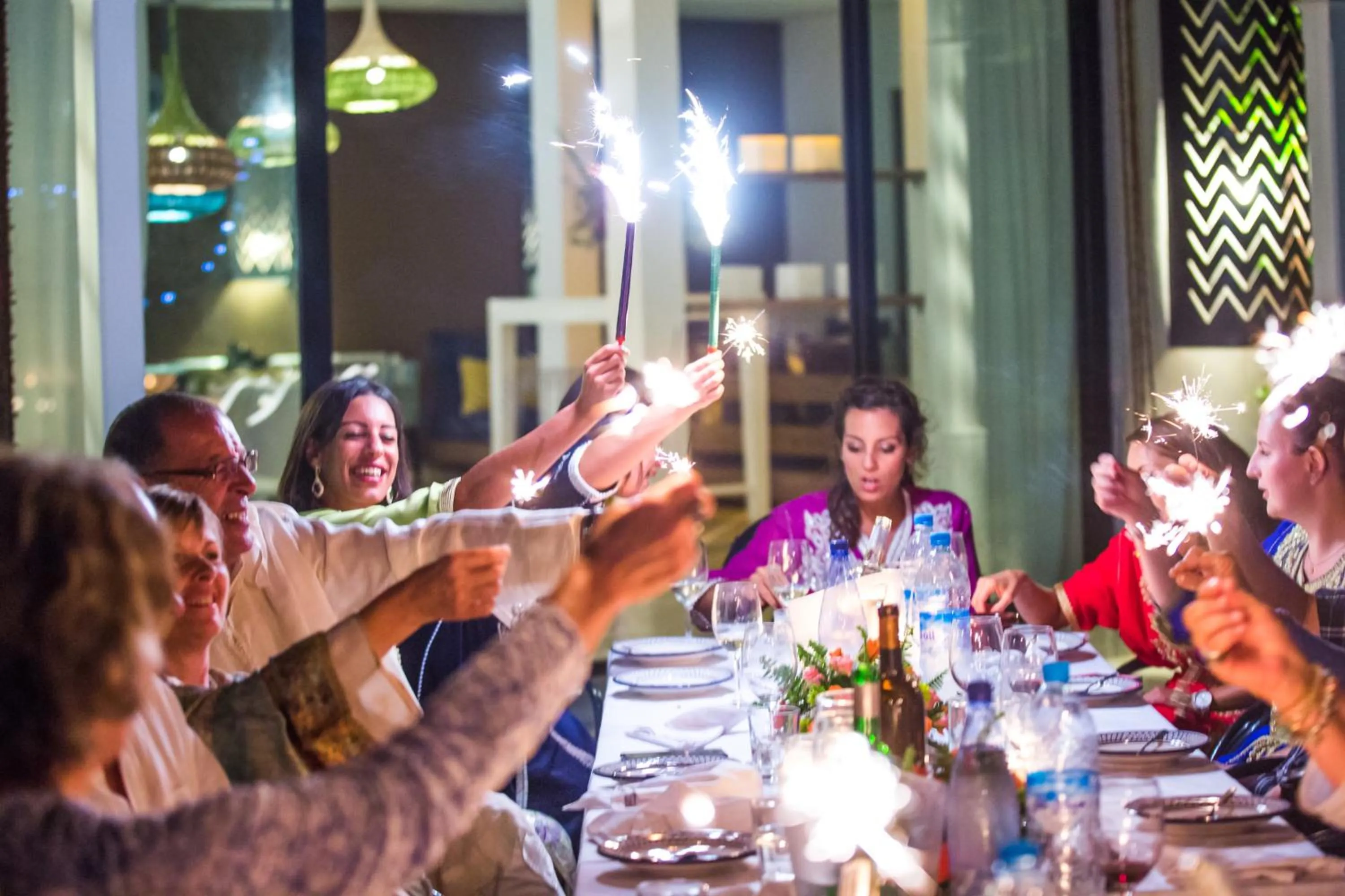 Dining area in Les Jardins de Villa Maroc