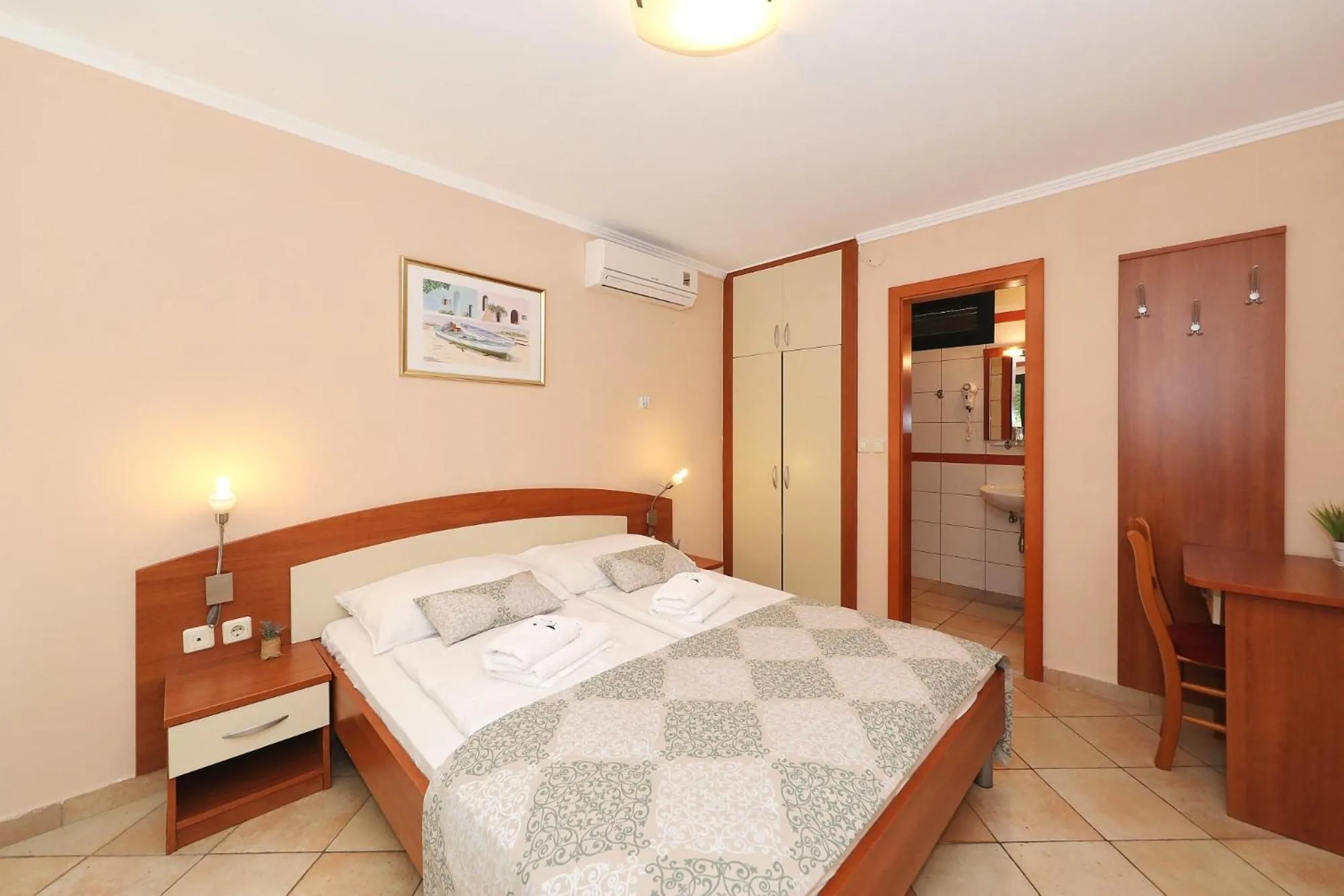 Bed in Mediterranean Village San Antonio