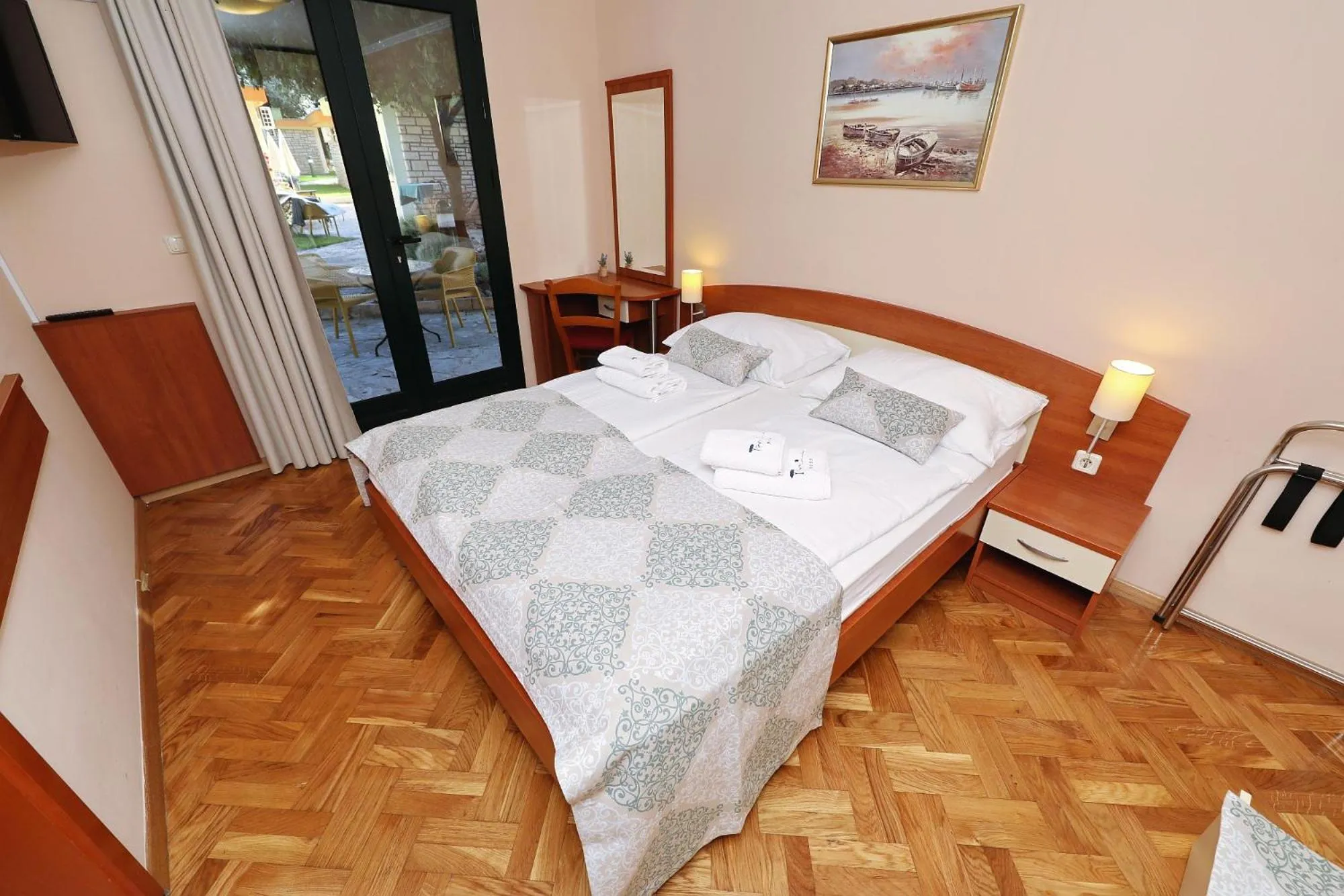 Bed in Mediterranean Village San Antonio