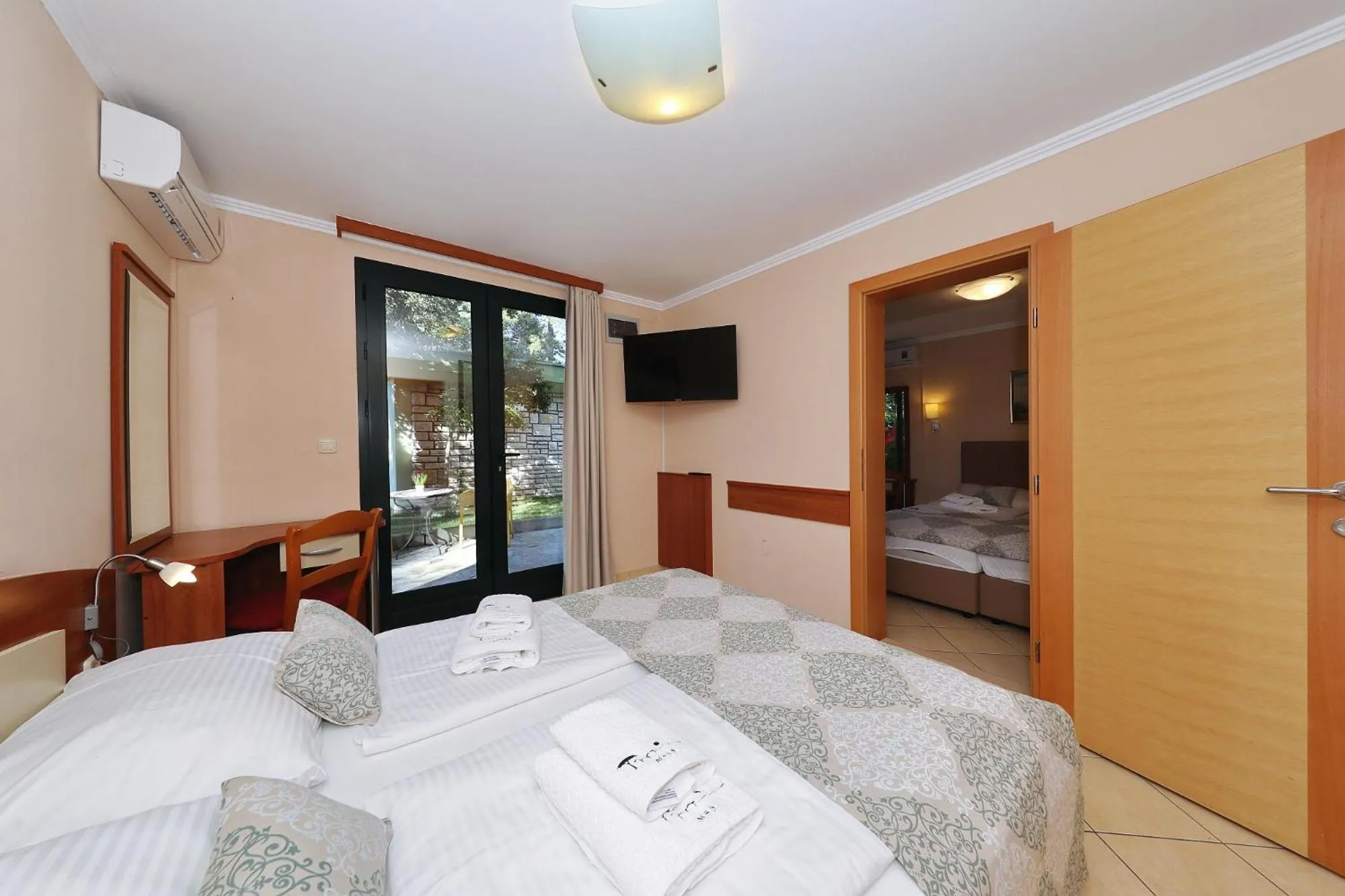 Bed in Mediterranean Village San Antonio