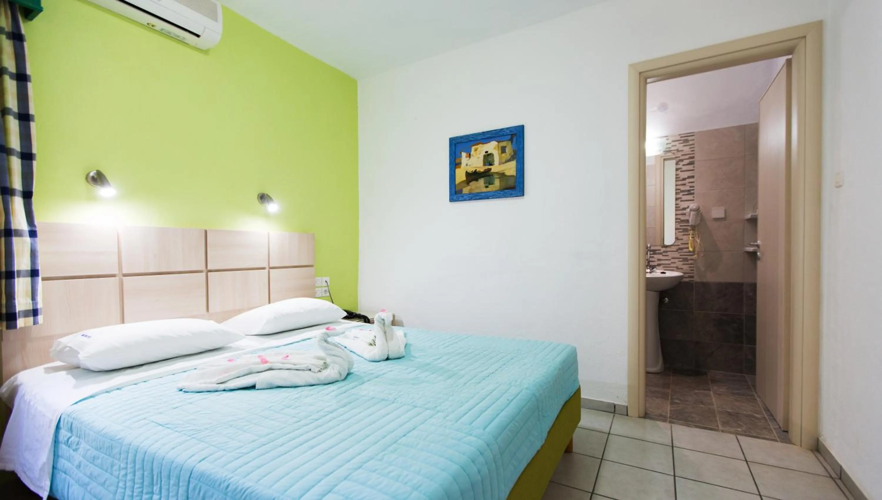 Photo of the whole room, Bed in Angeliki Beach Hotel