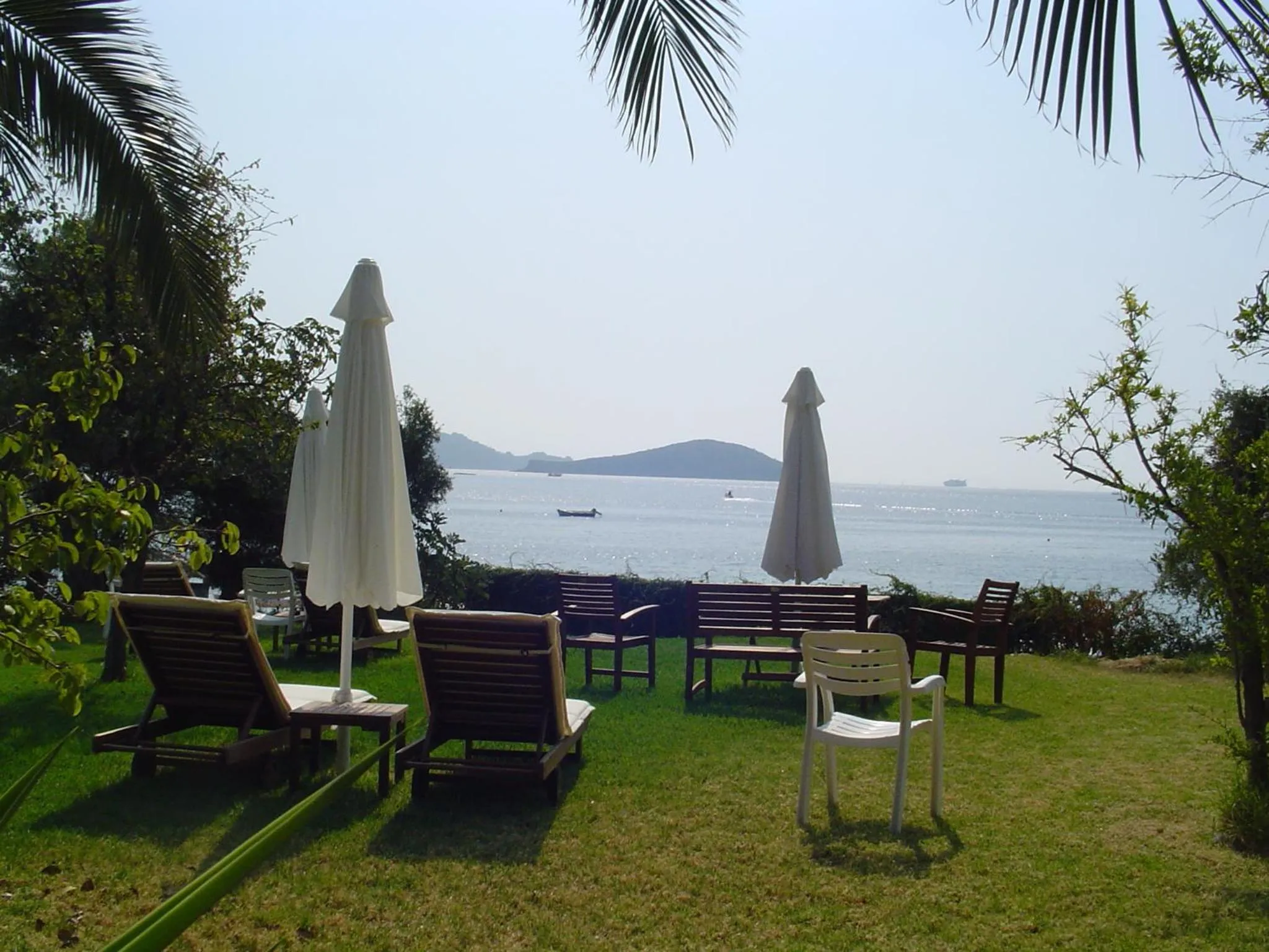 Garden in Angeliki Beach Hotel