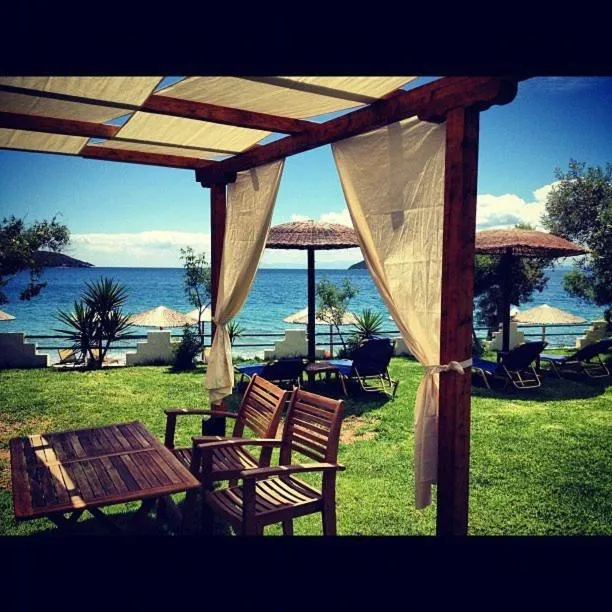 Garden in Angeliki Beach Hotel