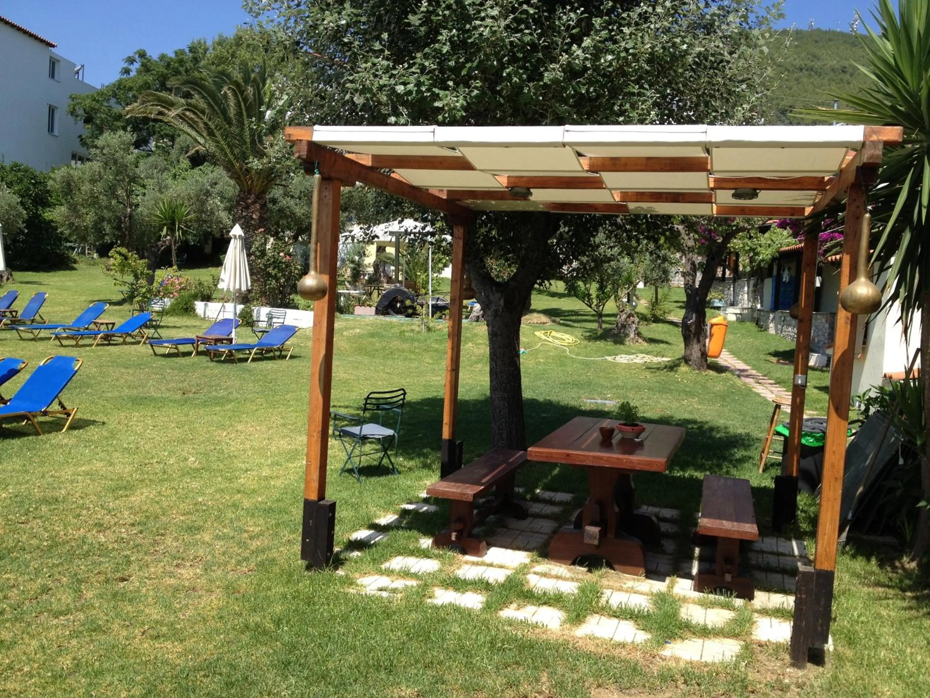 Garden in Angeliki Beach Hotel