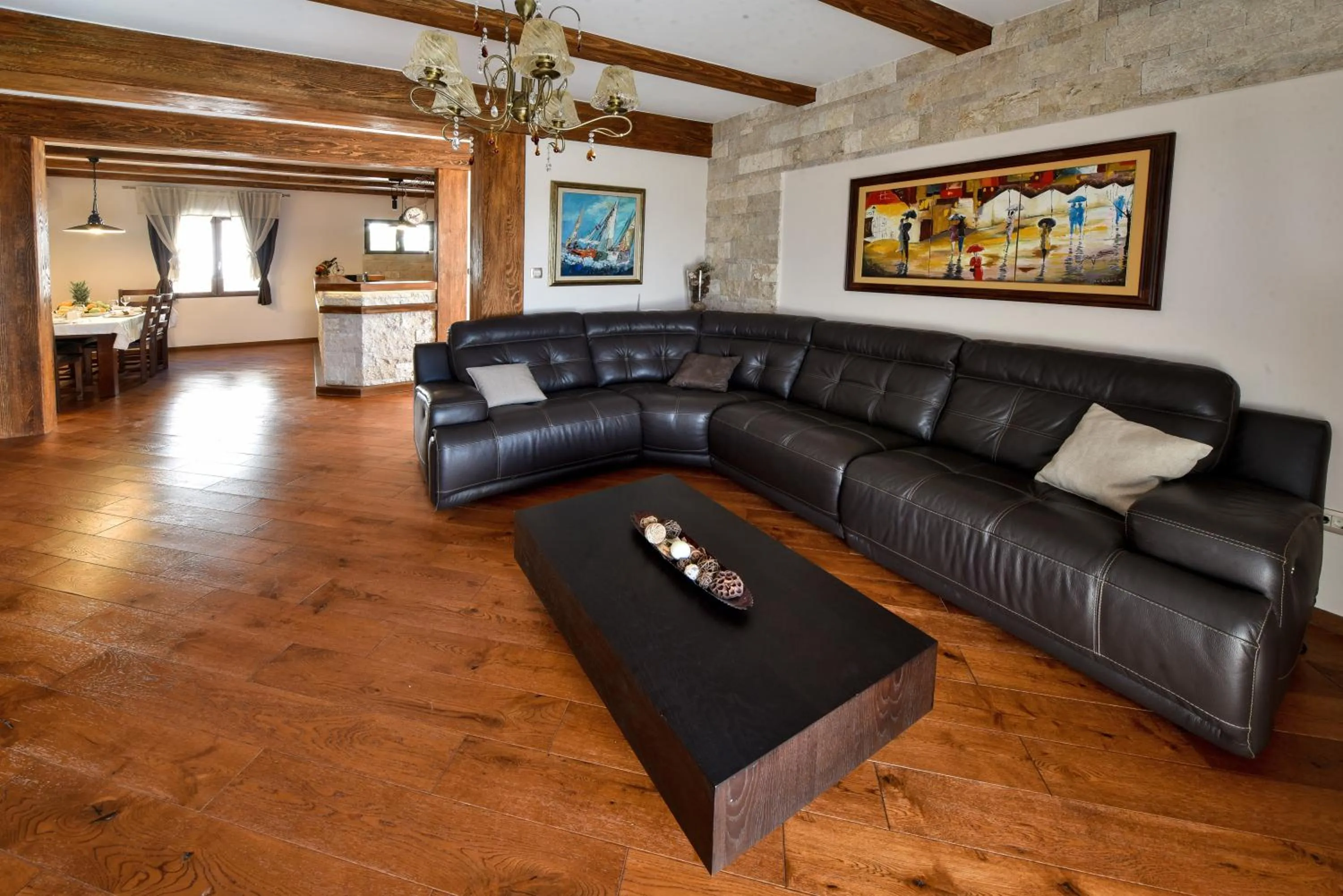 Living room in Villa Dub