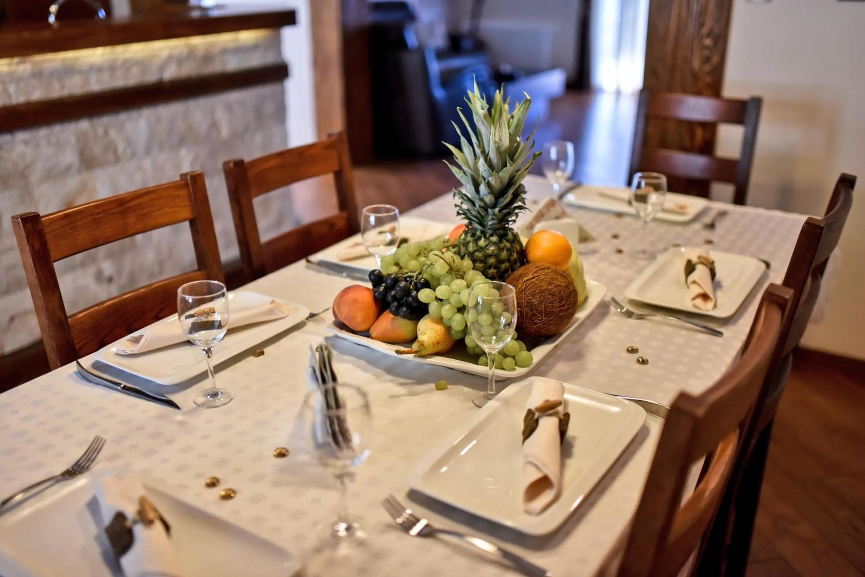 Dining area in Villa Dub