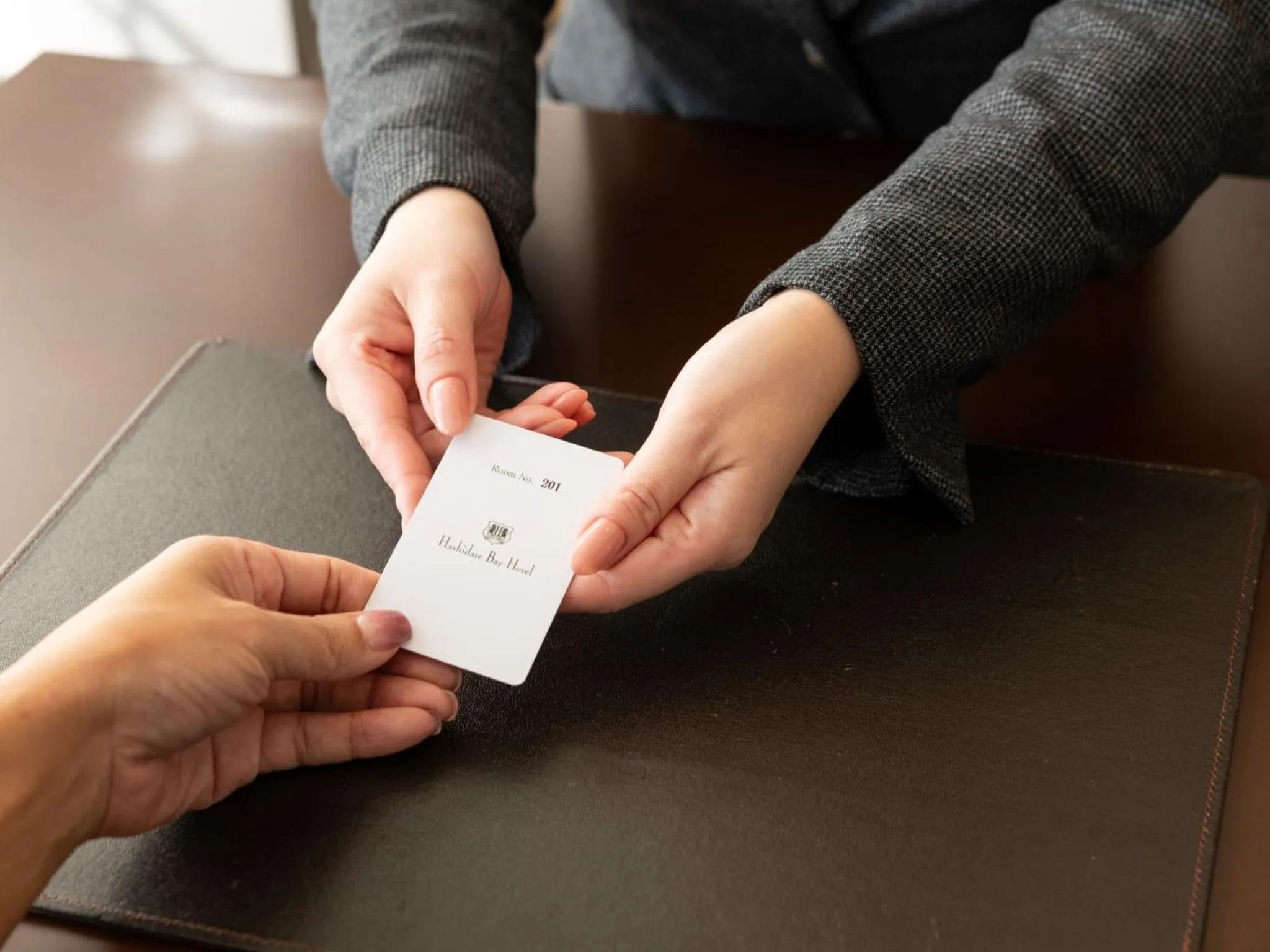 People in Hashidate Bay Hotel